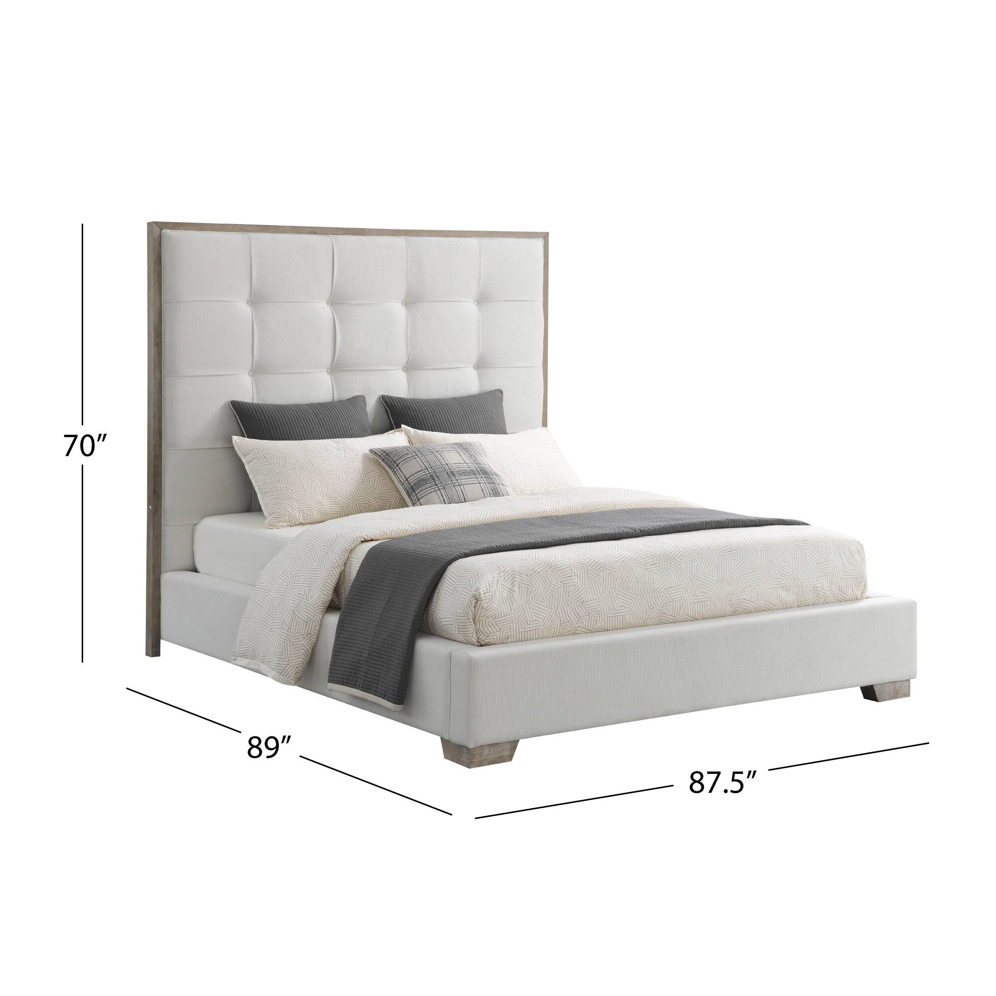Cape Cod Stain-Resistant Upholstered Bed