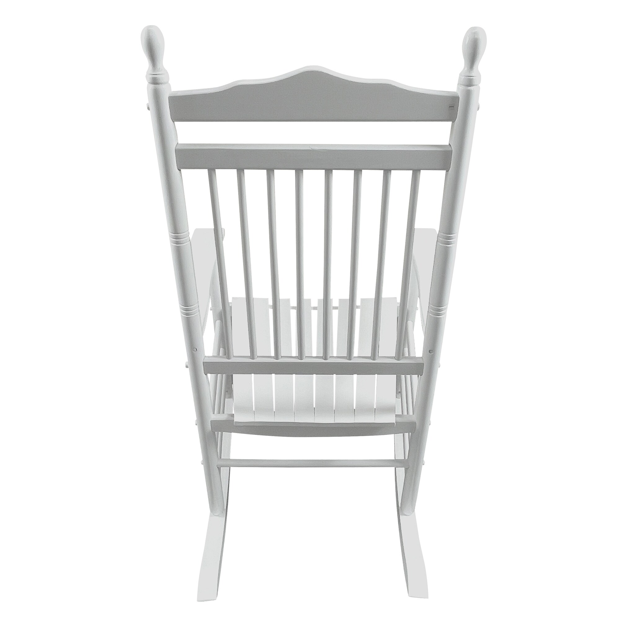 Balcony Porch Adult Rocking Chair - White