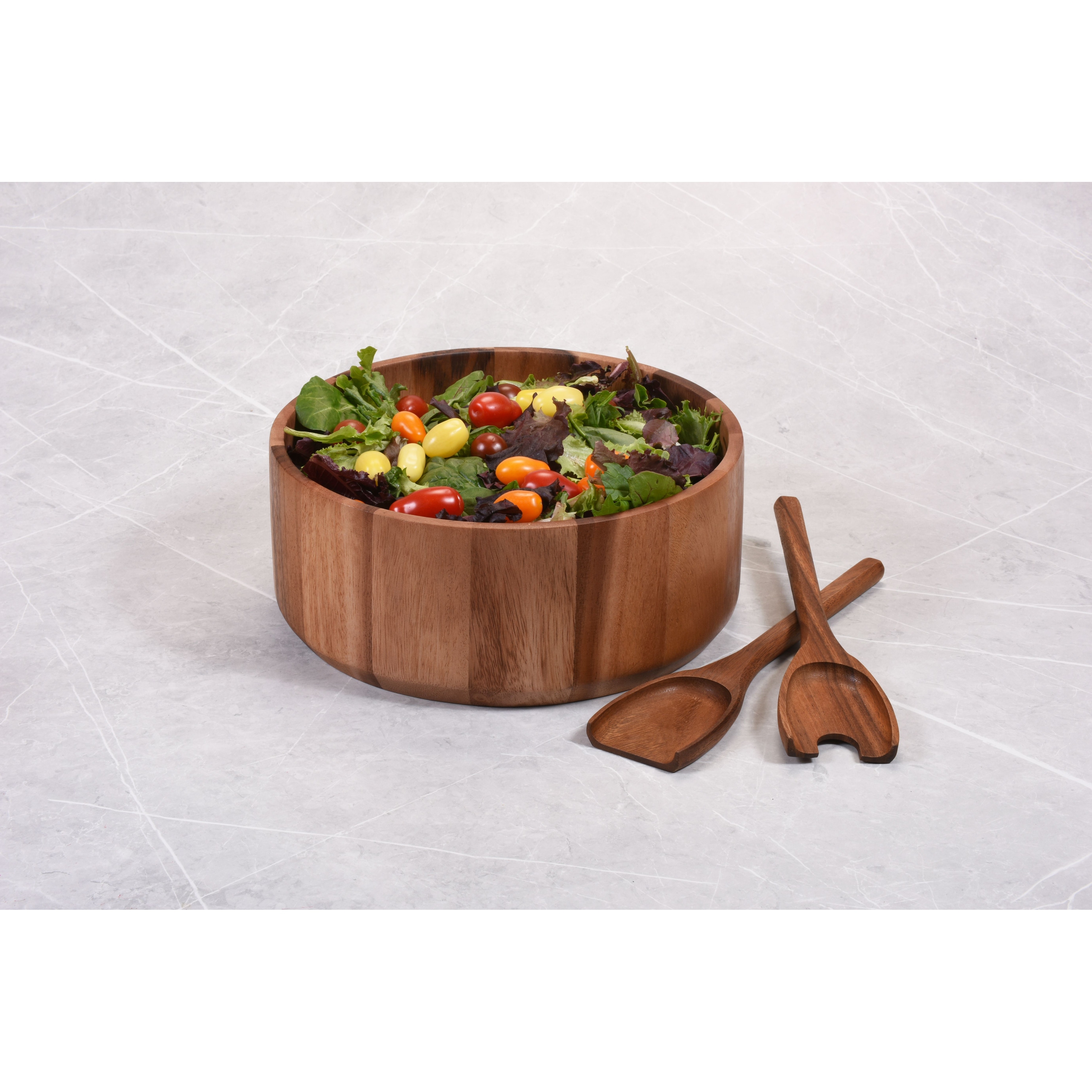 Large Salad Bowl with Servers