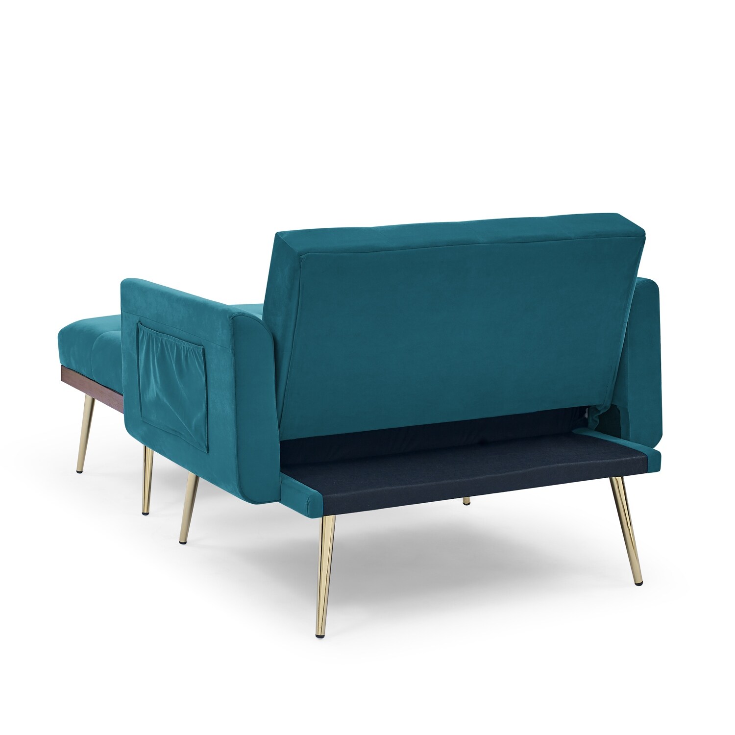 Recline Sofa Chair with Ottoman, Pocket
