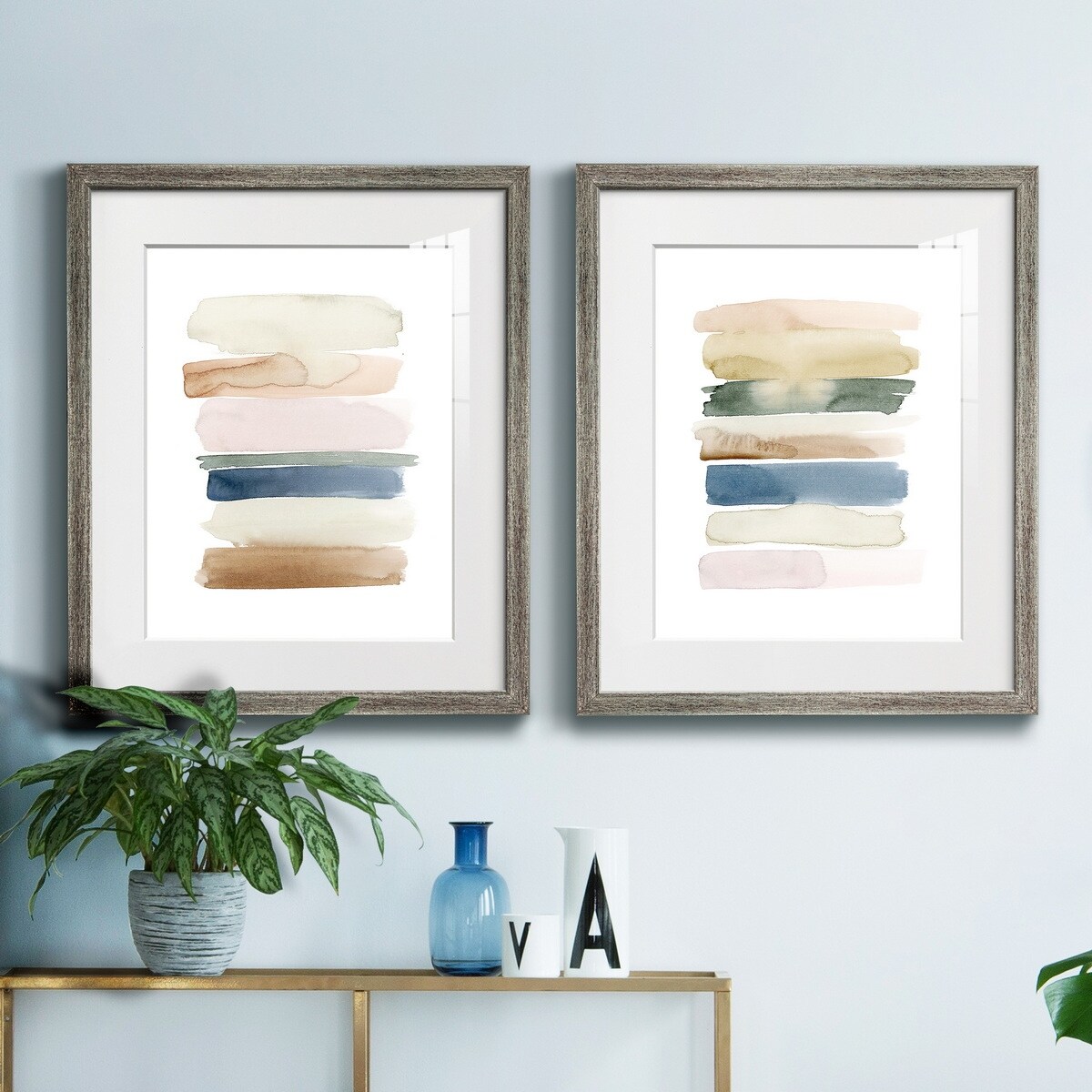 Faint Swatches I Premium Framed Print - Ready to Hang
