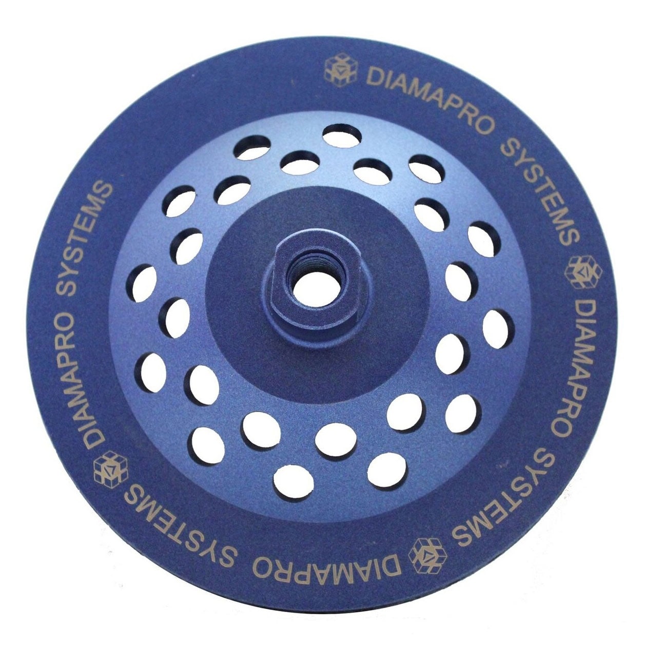 DiamaPro Systems 7 Inch Continuous Rim Turbo Concrete Grinding Cup Wheel, Fine - 2.85