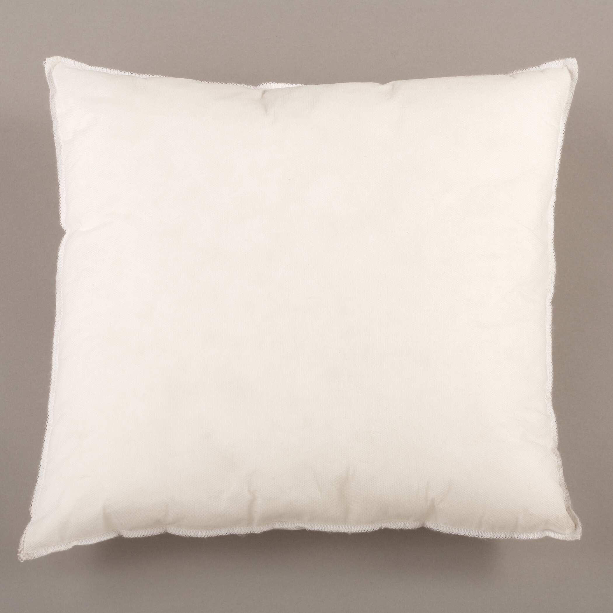 White Standard Square Polyester Pillow Form Insert 17"