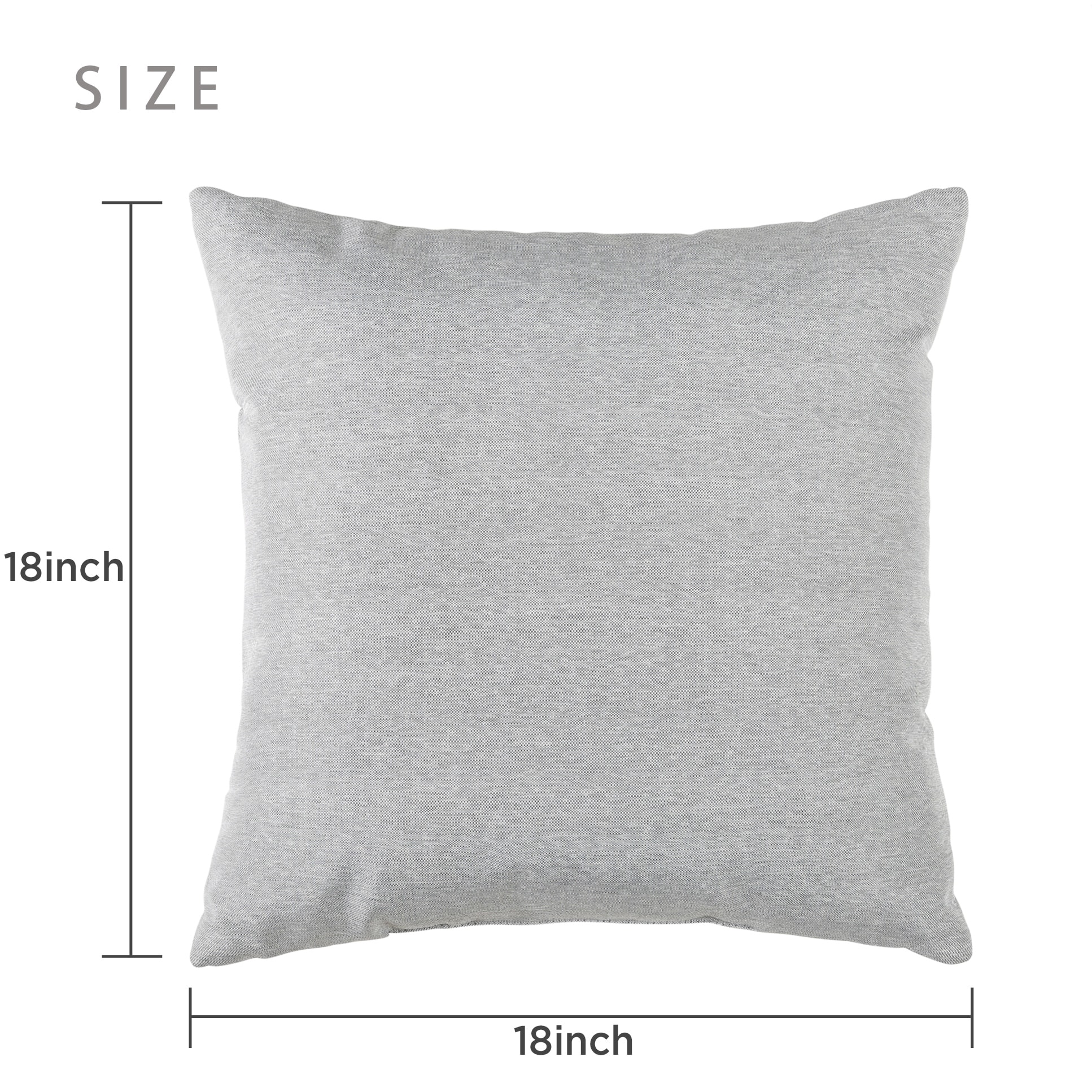 18" x 18" indoor/outdoor Pillow With Inserts(Pack Of 2 )
