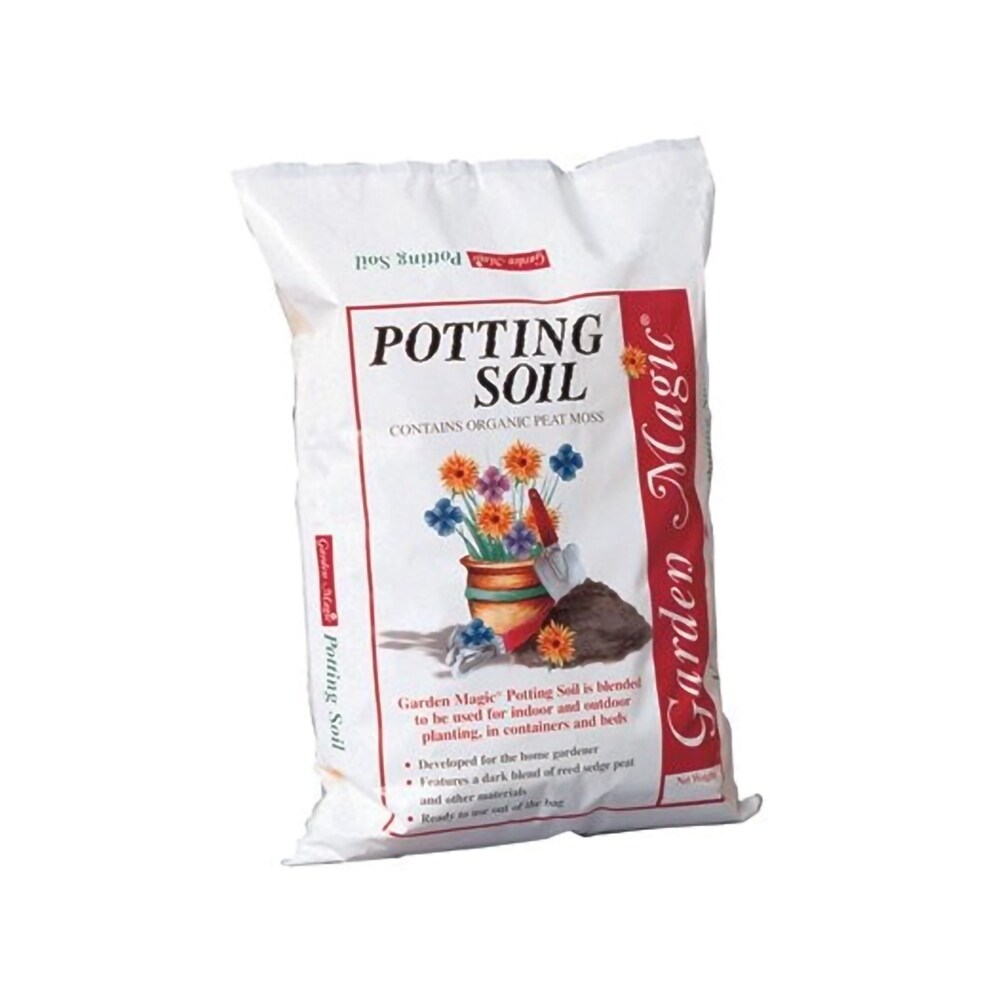Michigan Peat 5720 Garden Magic Potting Soil Mix, 20 Pound Bag (8 Pack)