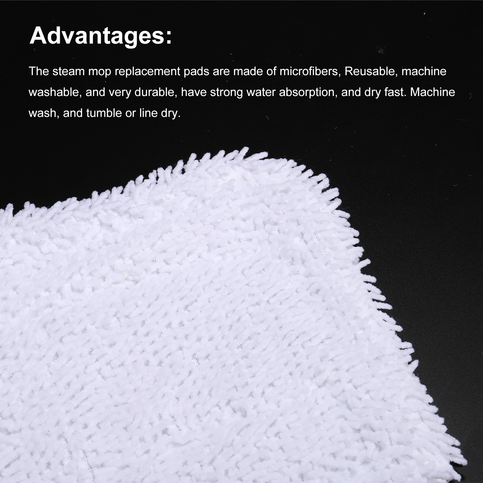 6Pcs Microfiber Washable Cleaning Pads for S3101 S3202 S3250 S3251 SK410