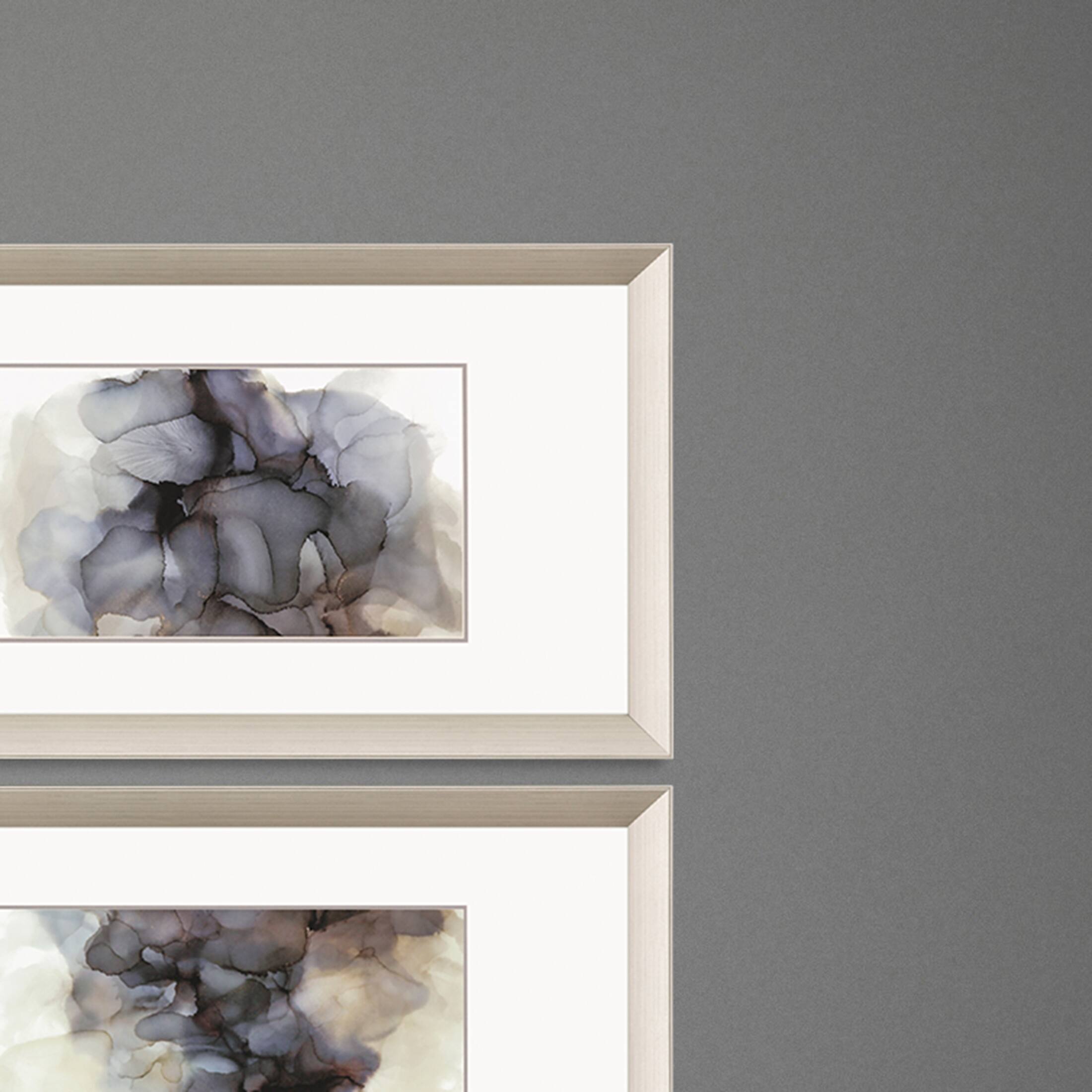 Soft Dreams S/3 Framed Art Giclee Under Glass - Grey