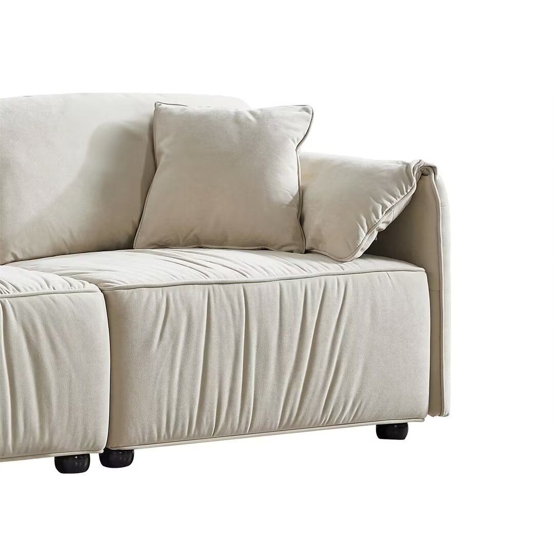 Modern Oversize Deep Seat Upholstered Loveseat Sofa for Living Room - 76"Wx32"Dx31"H