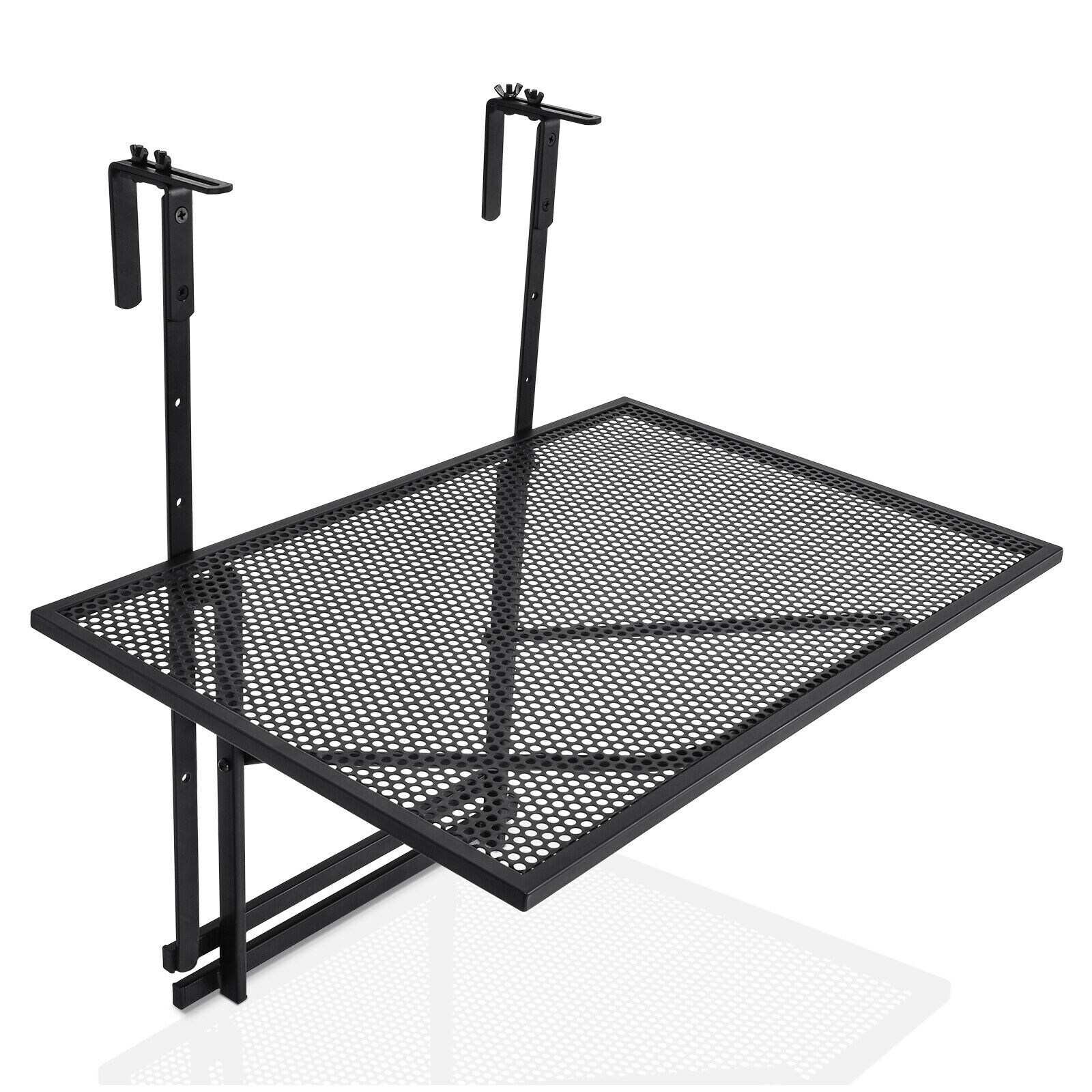 5-Level Adjustable Heights Railing Folding Table