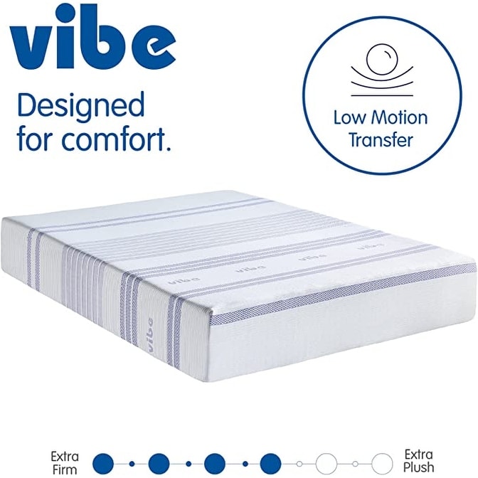 Vibe Gel Memory Foam 12 Inch Mattress CertiPUR US Certified Bed in a Box
