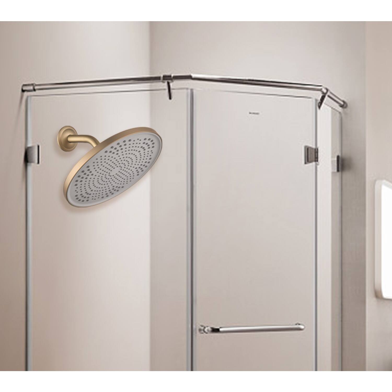 High Pressure Rain - Luxury Modern Look HomeBathBathroom Shower Head - 10.02"x 6.29"
