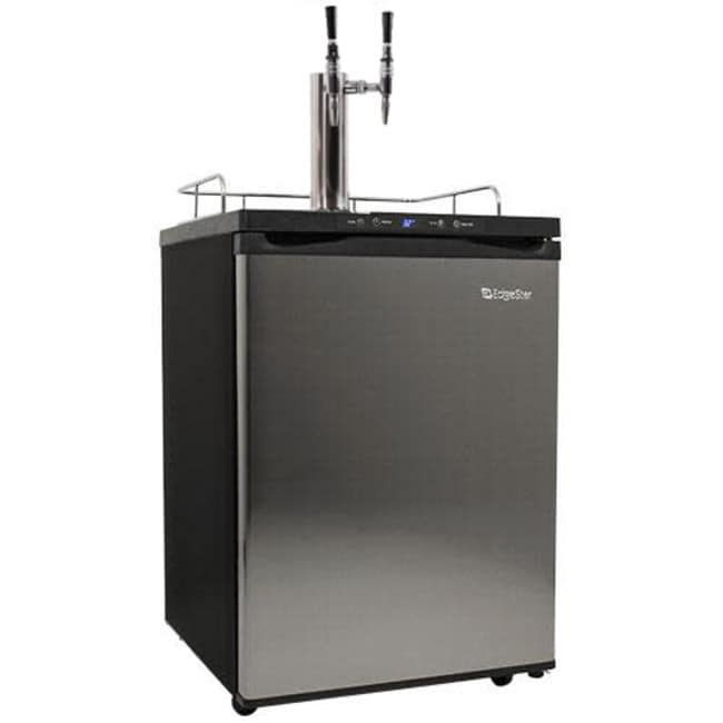 EdgeStar 24 Inch Wide Free Standing Dual Tap Cold Brew Coffee