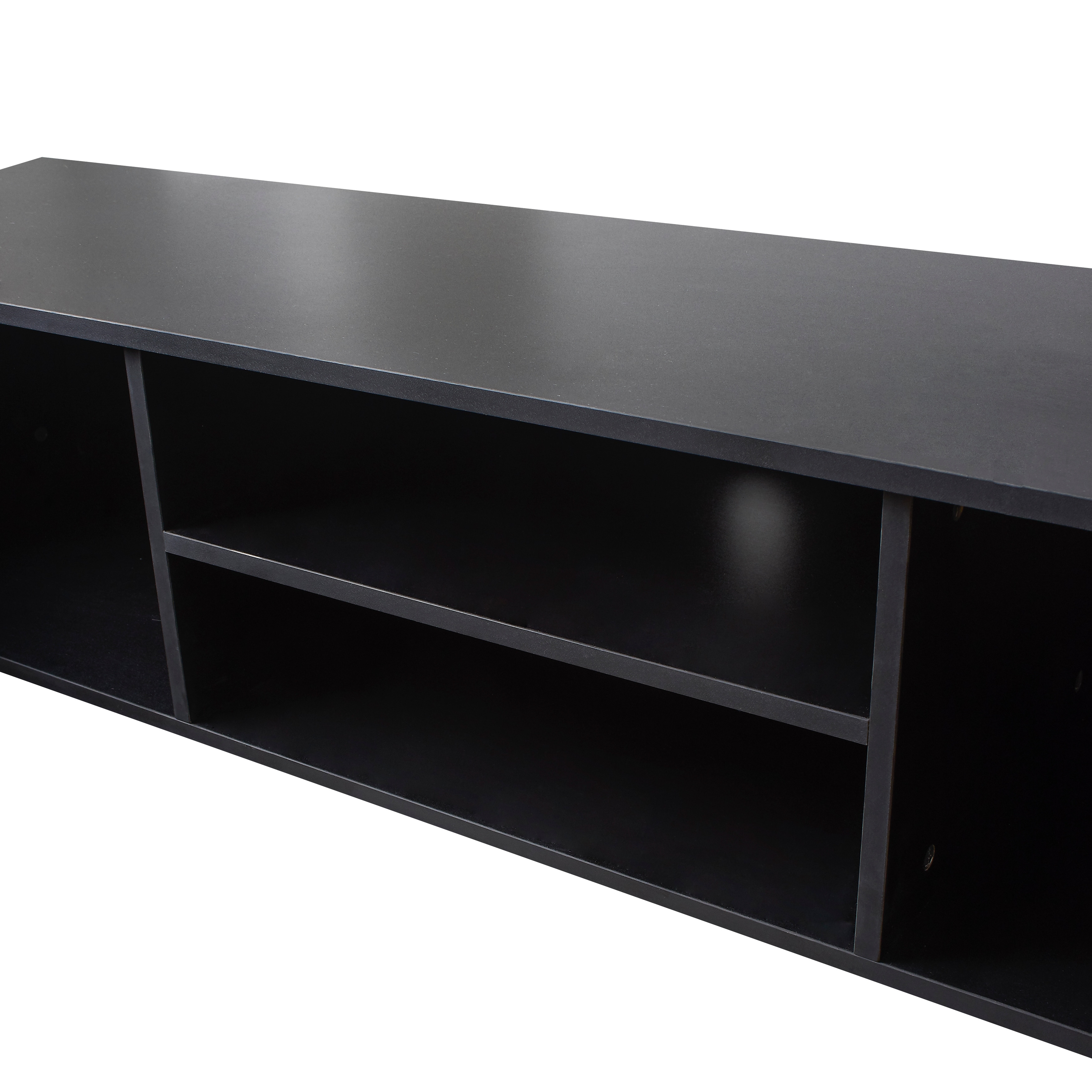 TV Stand with Cabinets and Open Shelves for 70" TVs