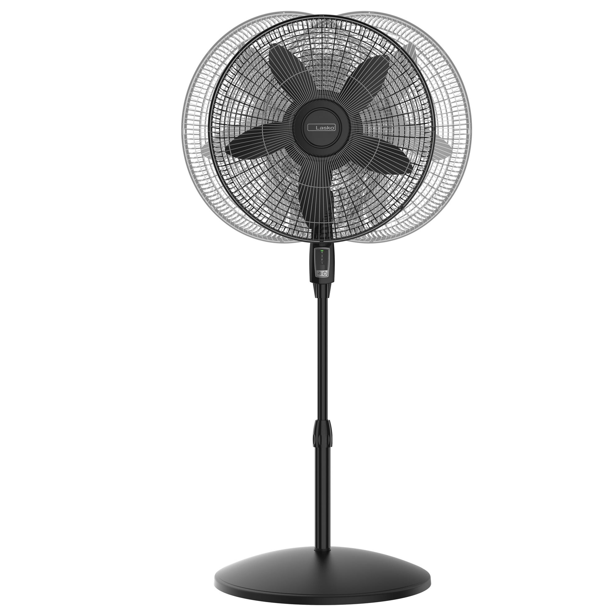 4-speed large room base fan