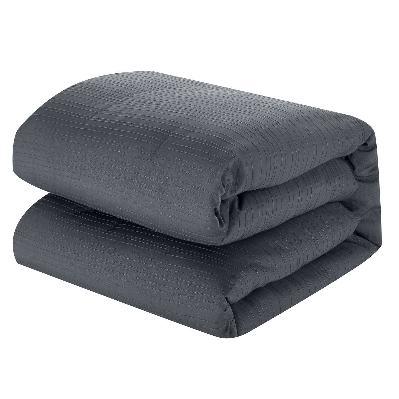 Grand Avenue Bonnie 7-Piece Solid Comforter Set