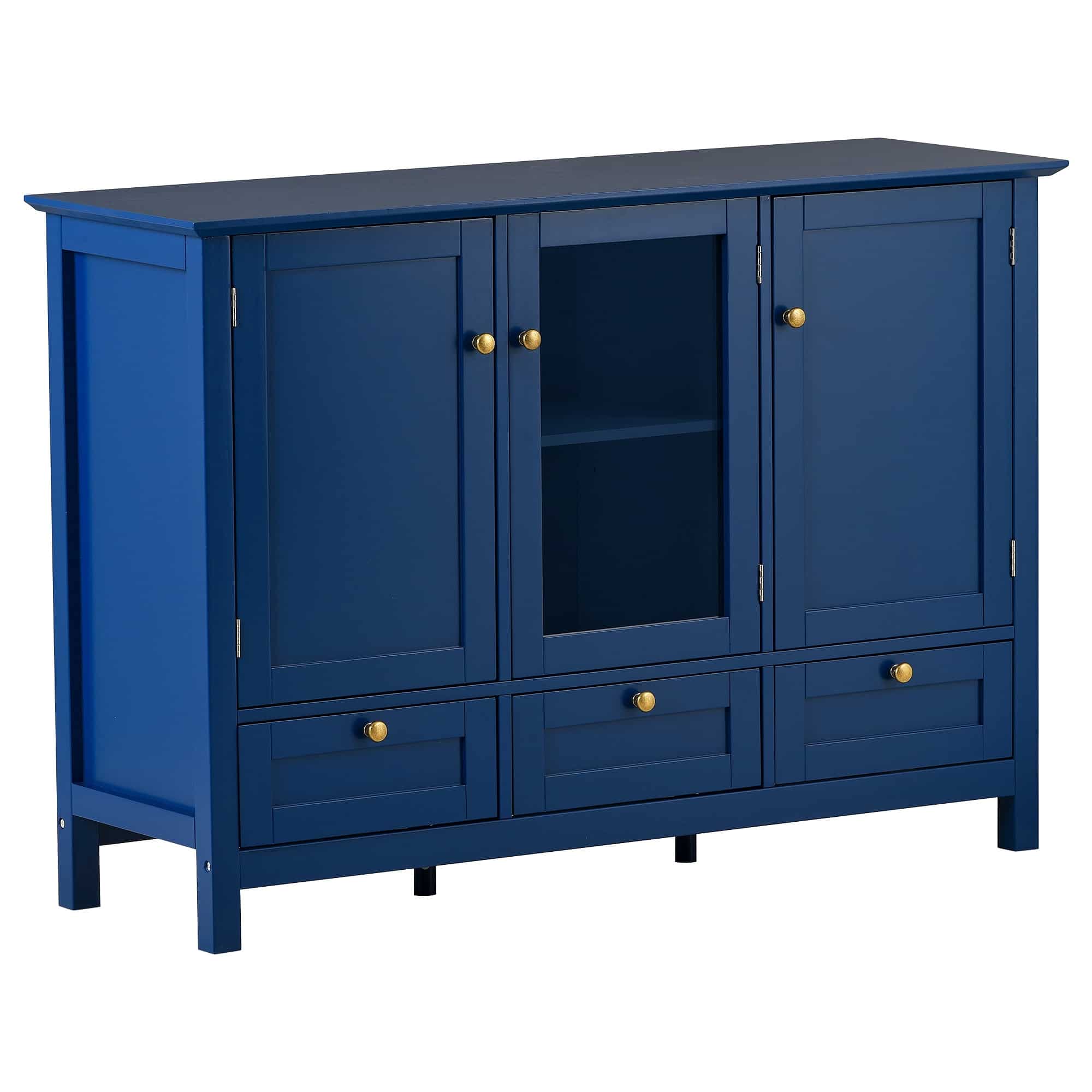 44.9" Accent Cabinet Modern Console Table Sideboard for Living Room Dining Room With 2 Doors, 3 Drawers