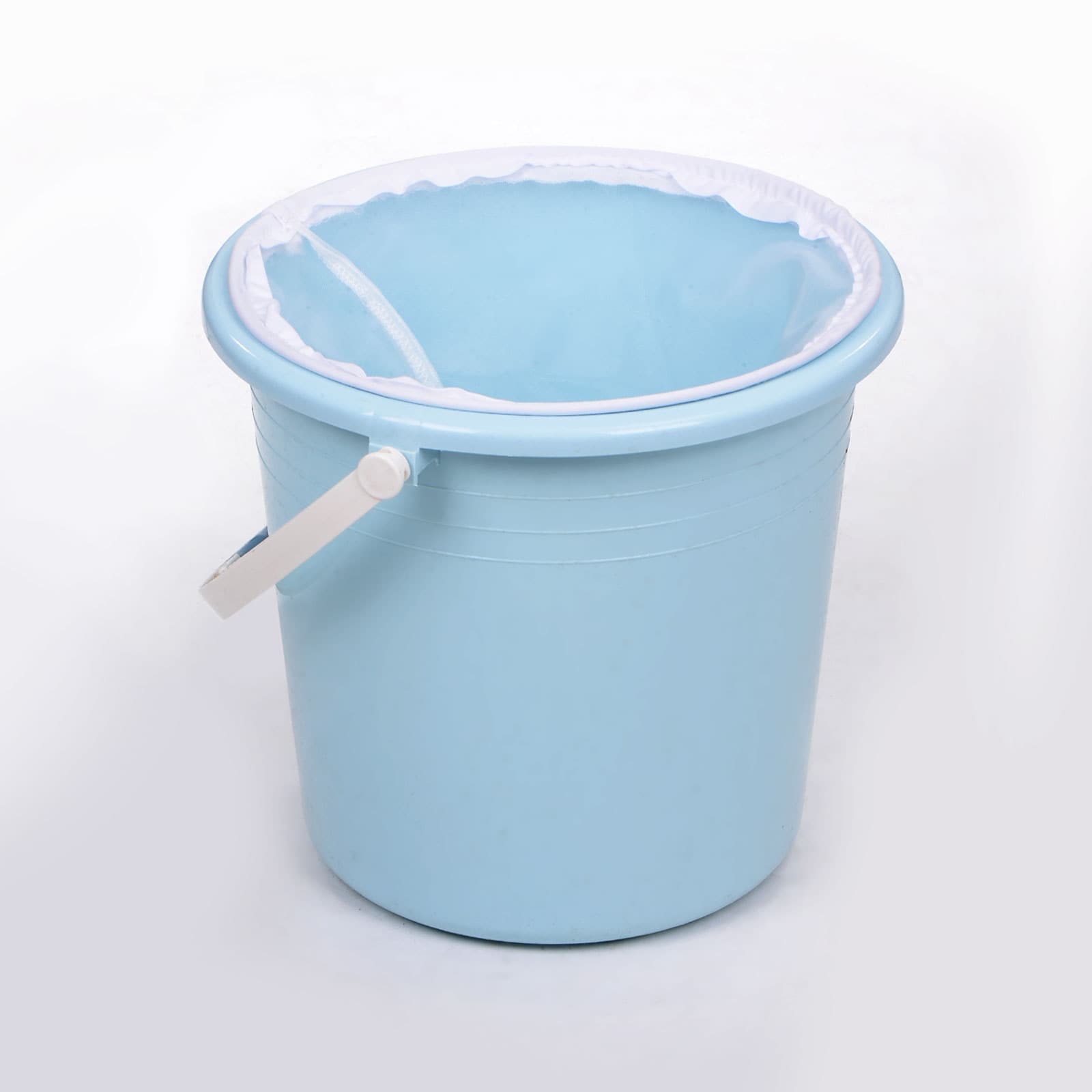 200 Mesh Paint Filter Bag 9.8" Dia Cone Shape Nylon Strainer for Filtering - White