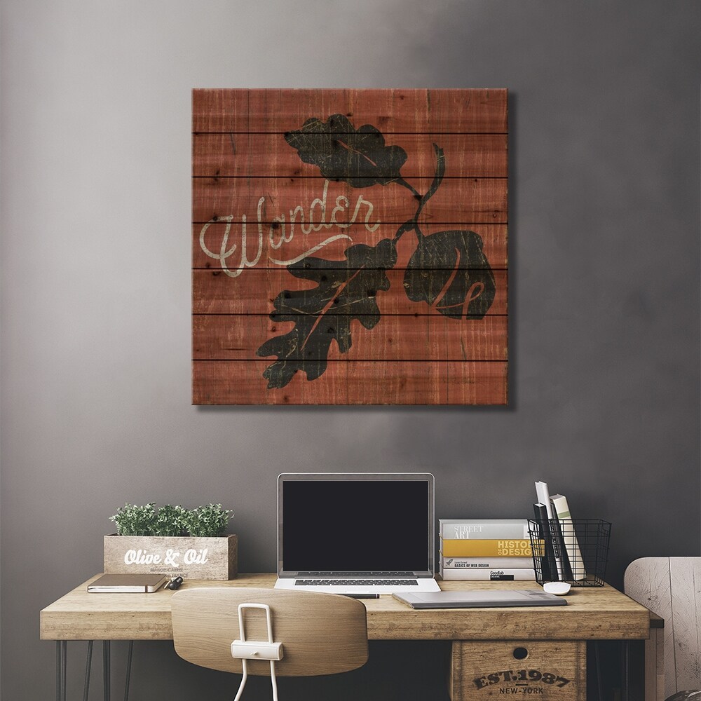 Lake Lodge XI Print On Wood by Sue Schlabach - Multi-Color