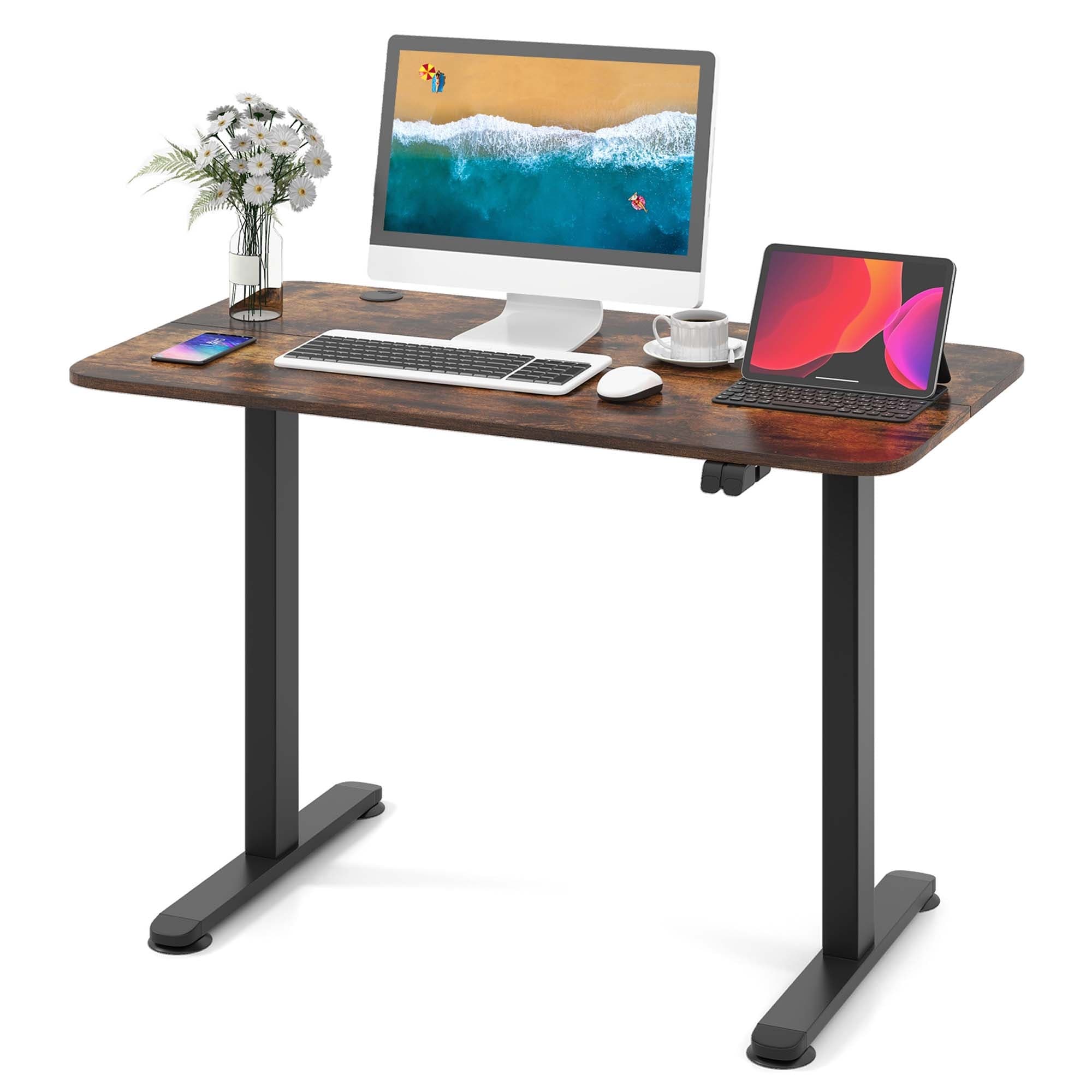 Electric Standing Desk Height Adjustable Sit to Stand Workstation