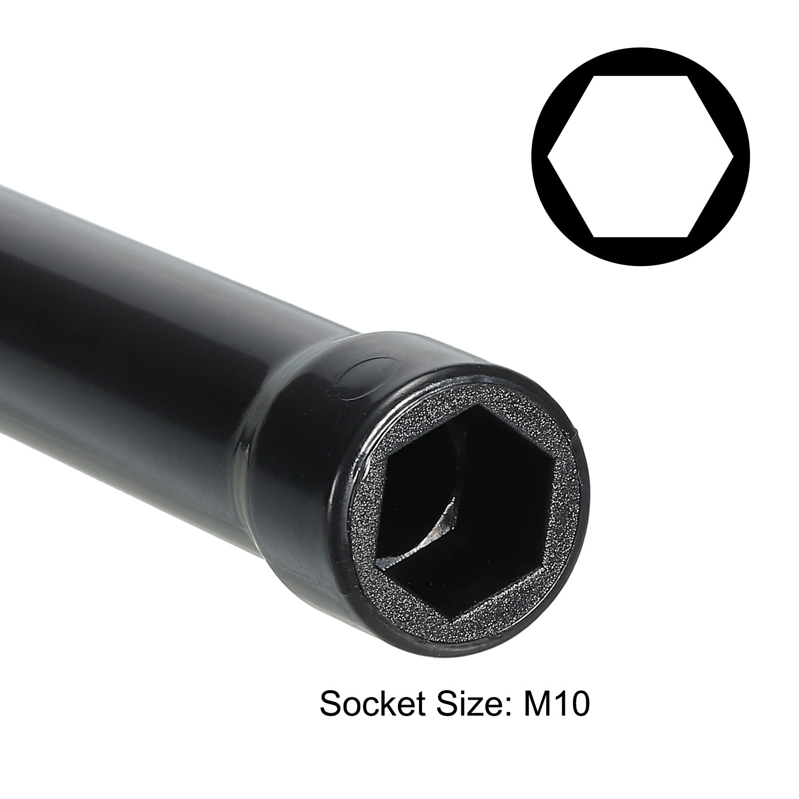 Faucet Installer Socket, M10 Wrench Plumbing Tool for Bowl Sink, Black 4 Pack