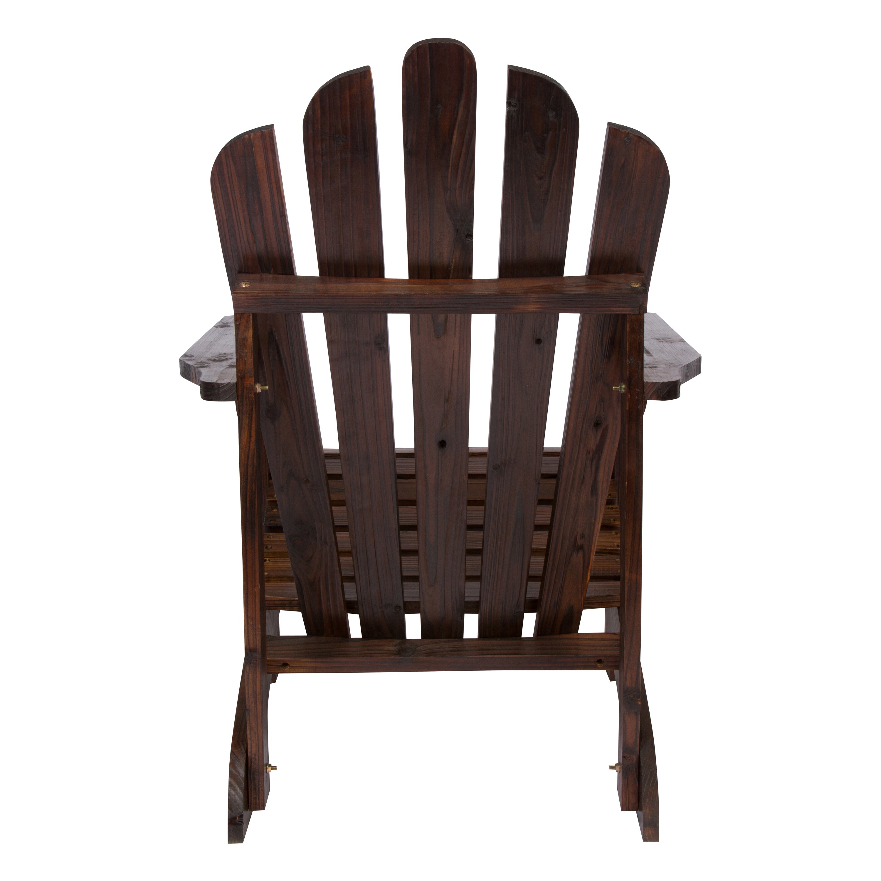 Remedy Wood Adirondack Chair and Folding Table Set