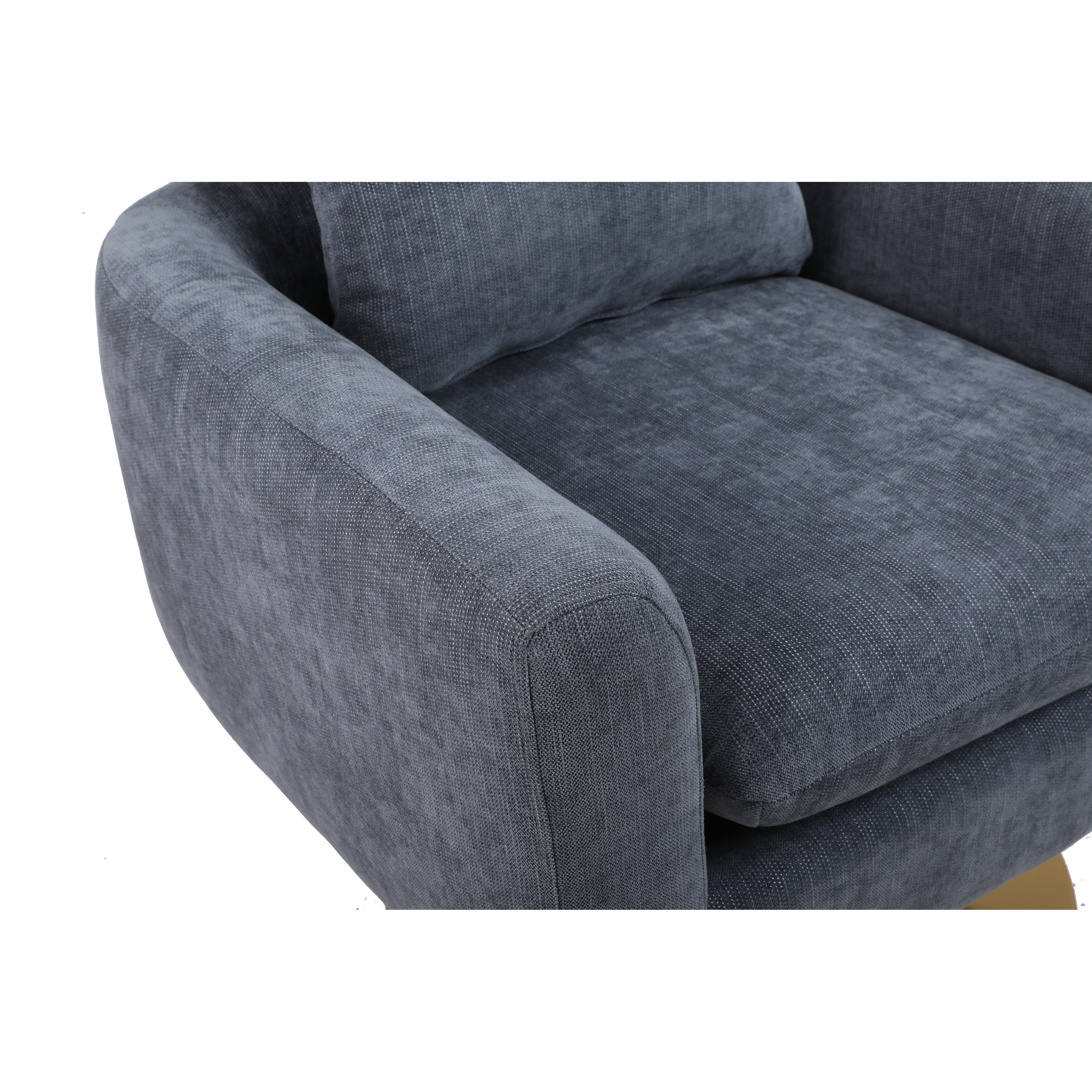 360-degree Swivel Linen Accent Chair