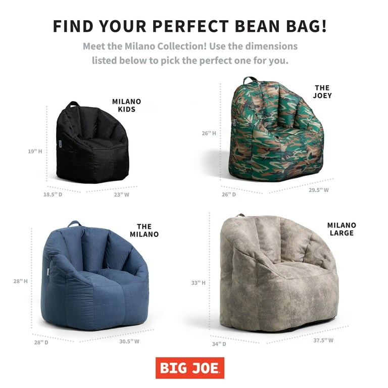 Milano Bean Bag Chair, Smartmax 2.5ft