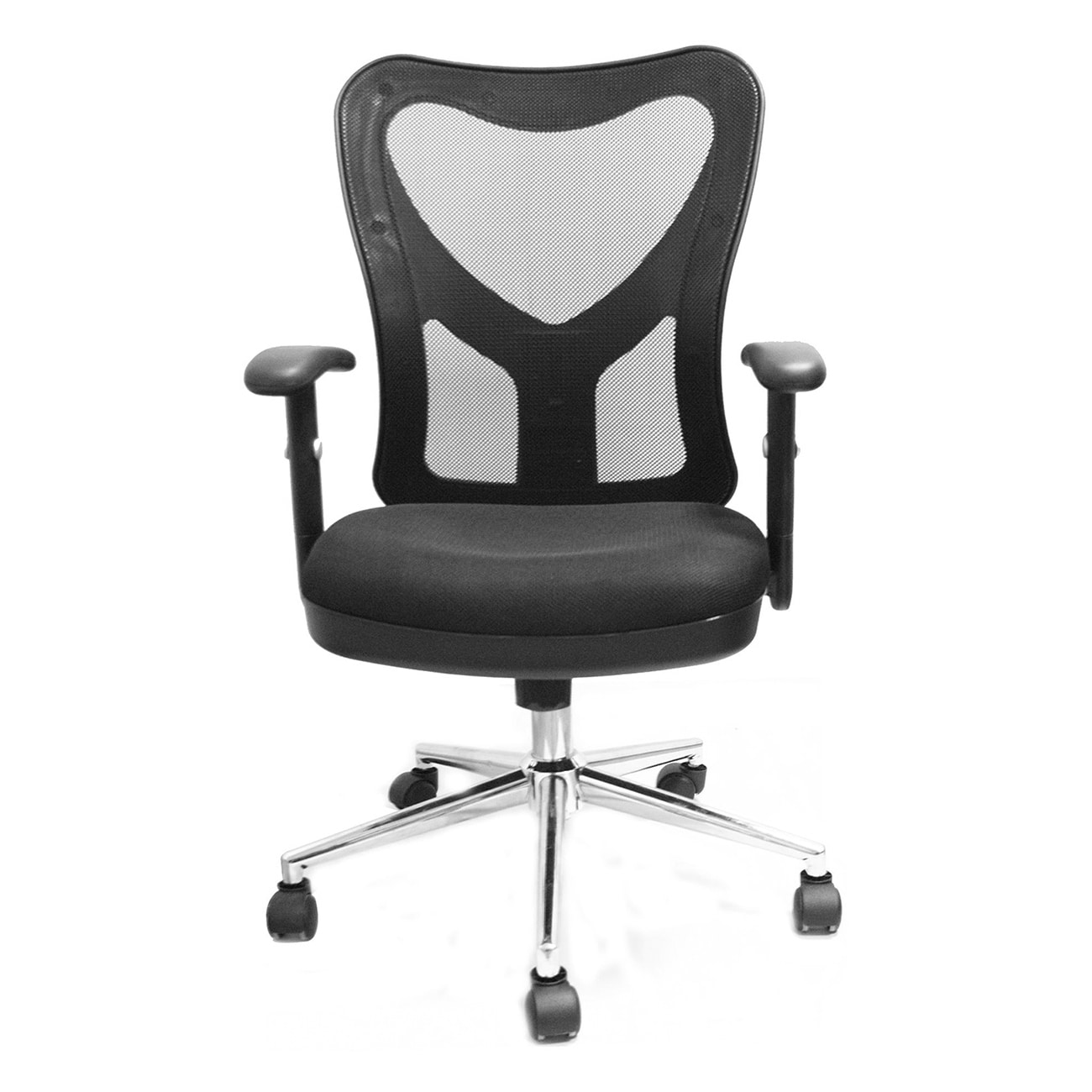 Ergonomic Breathable Mesh Adjustable Swivel Task Chair with Adjustable Arm Modern High Back Tilt Office Chairs with Casters
