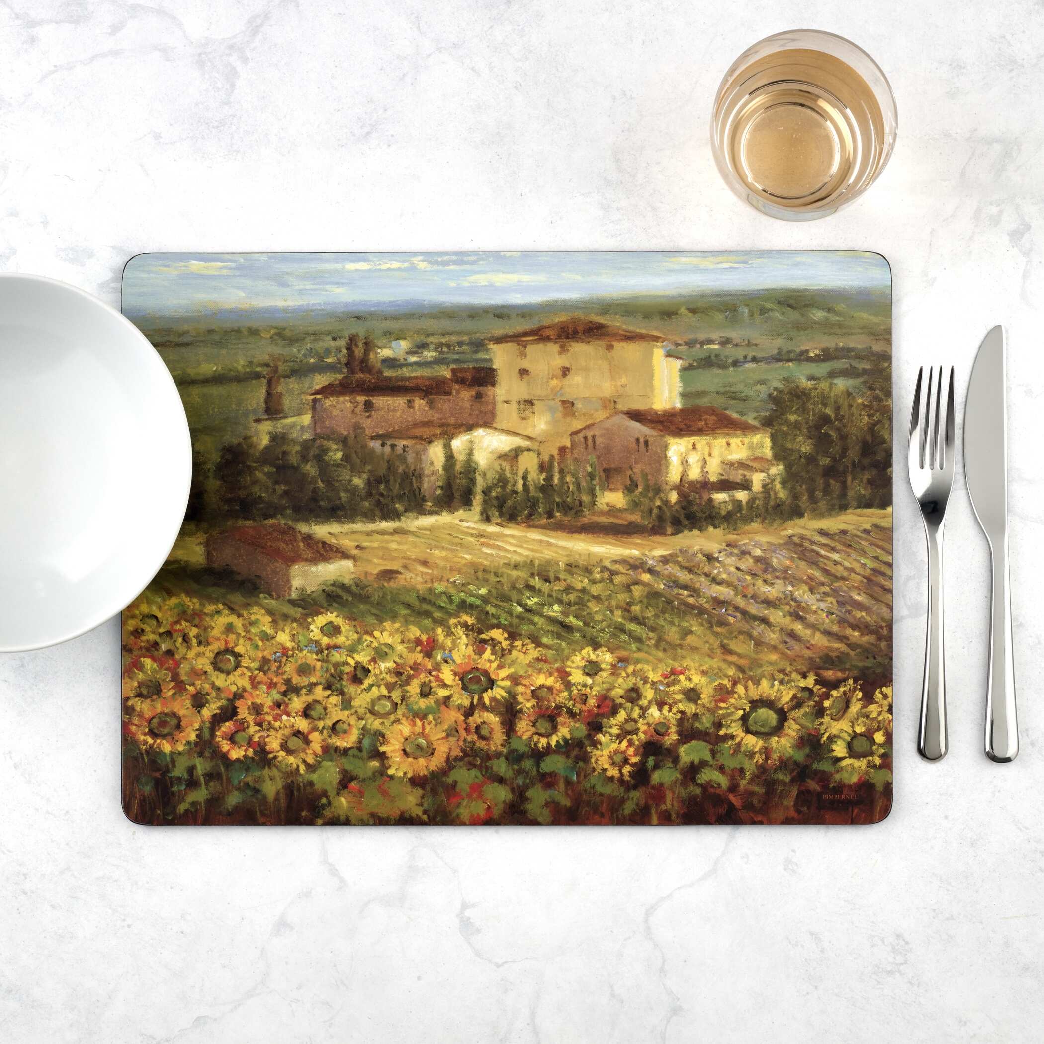 Pimpernel Tuscany Placemats Set of 4 - 15.7 inches x 11.7 each
