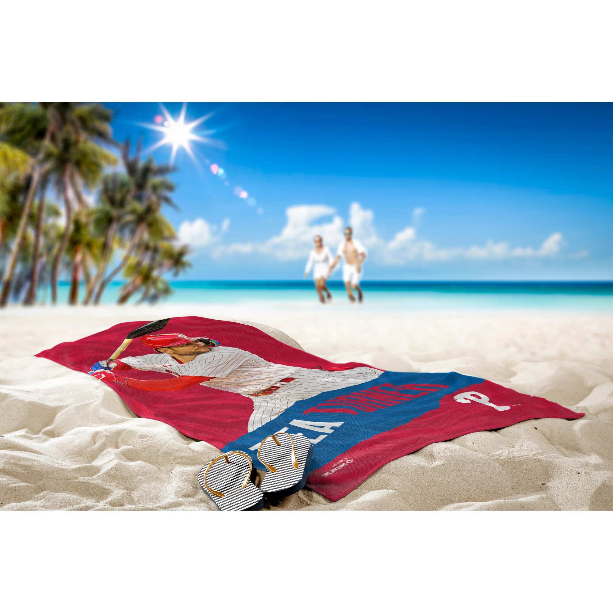 MLB Phillies - 23 Trea Turner - Printed Beach Towel - 30x60