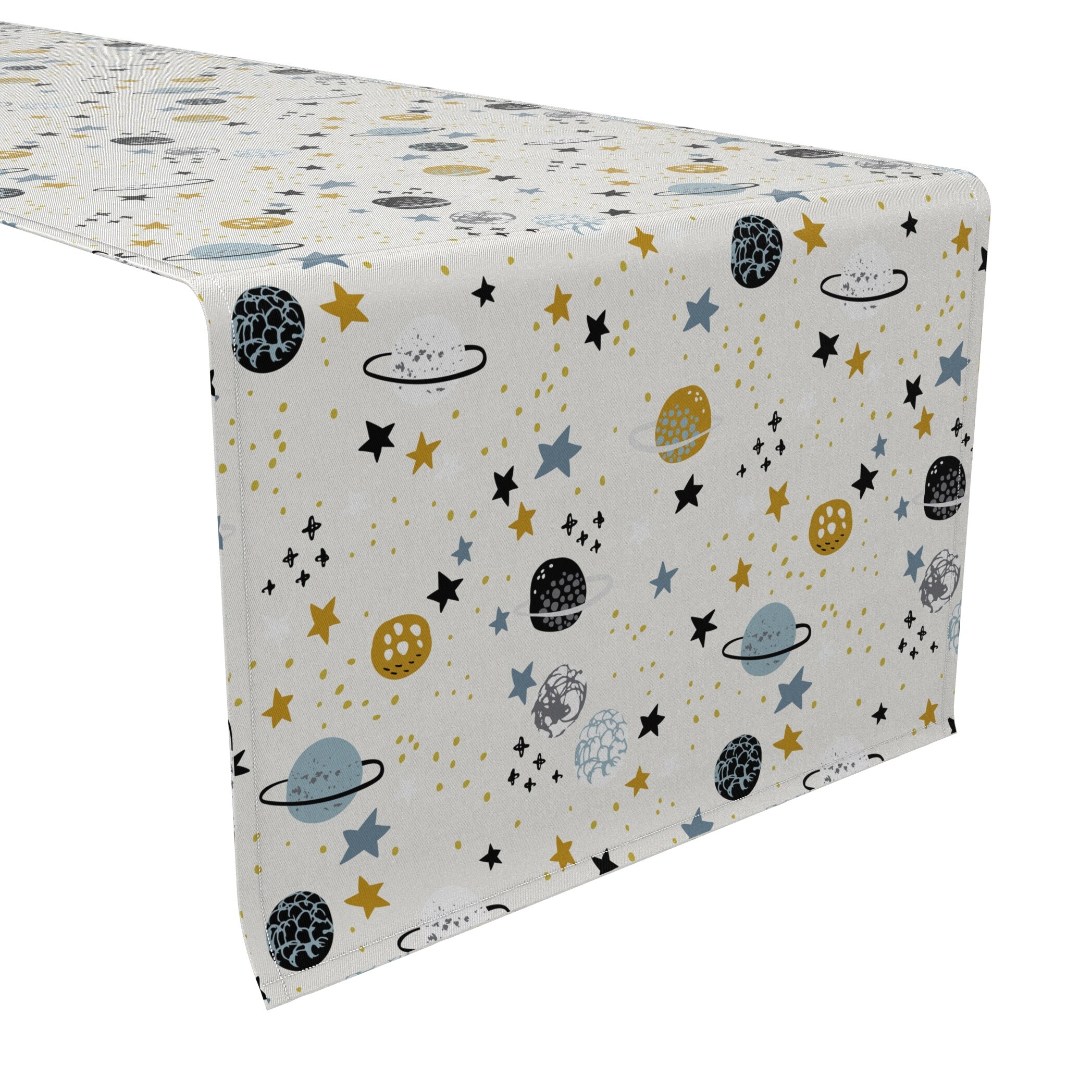 Fabric Textile Products, Inc. Table Runner, 100% Cotton, 16x108", Cartoon Galaxy