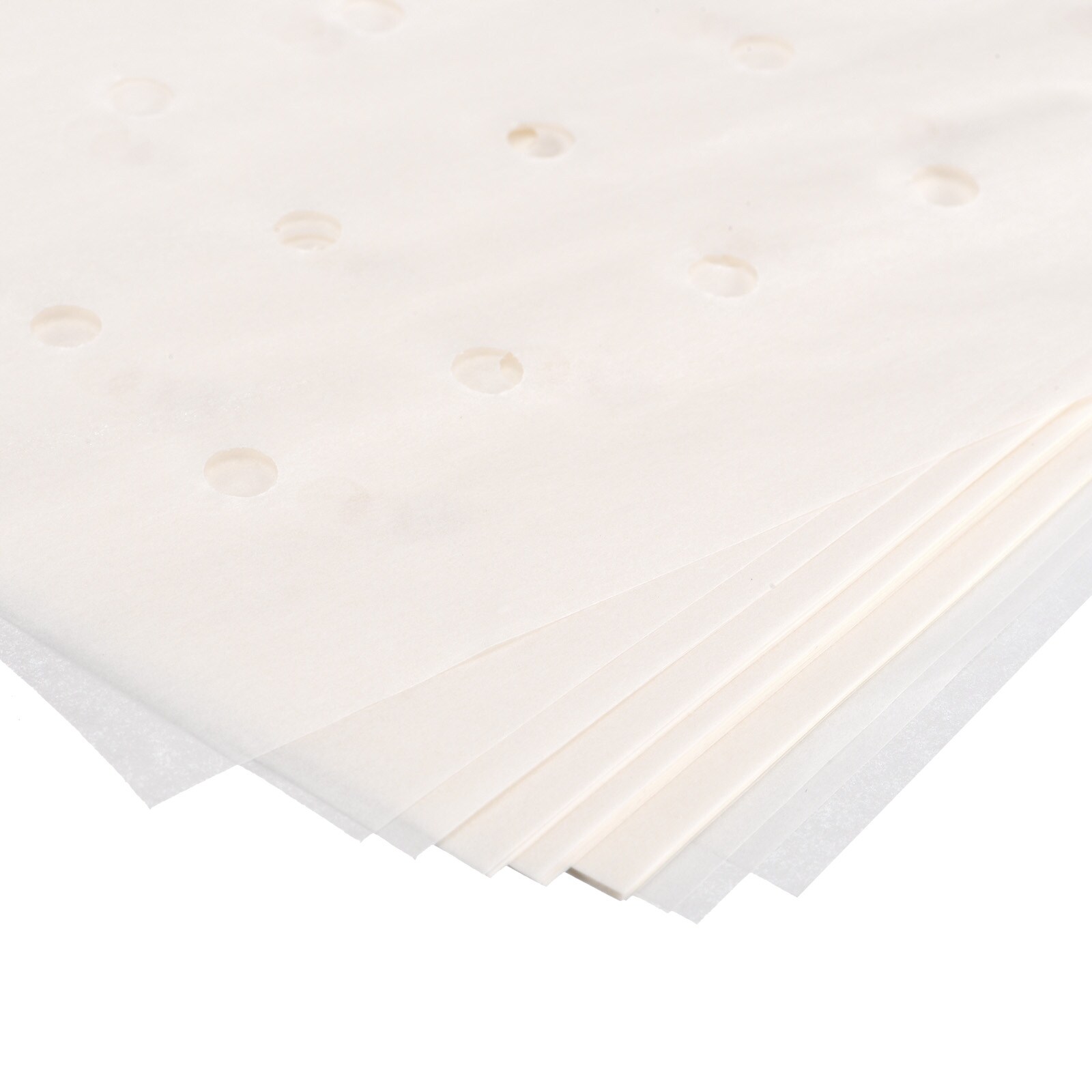 Air Fryer Parchment Paper Liner, 100pcs Non-stick Rectangular Paper Sheet White