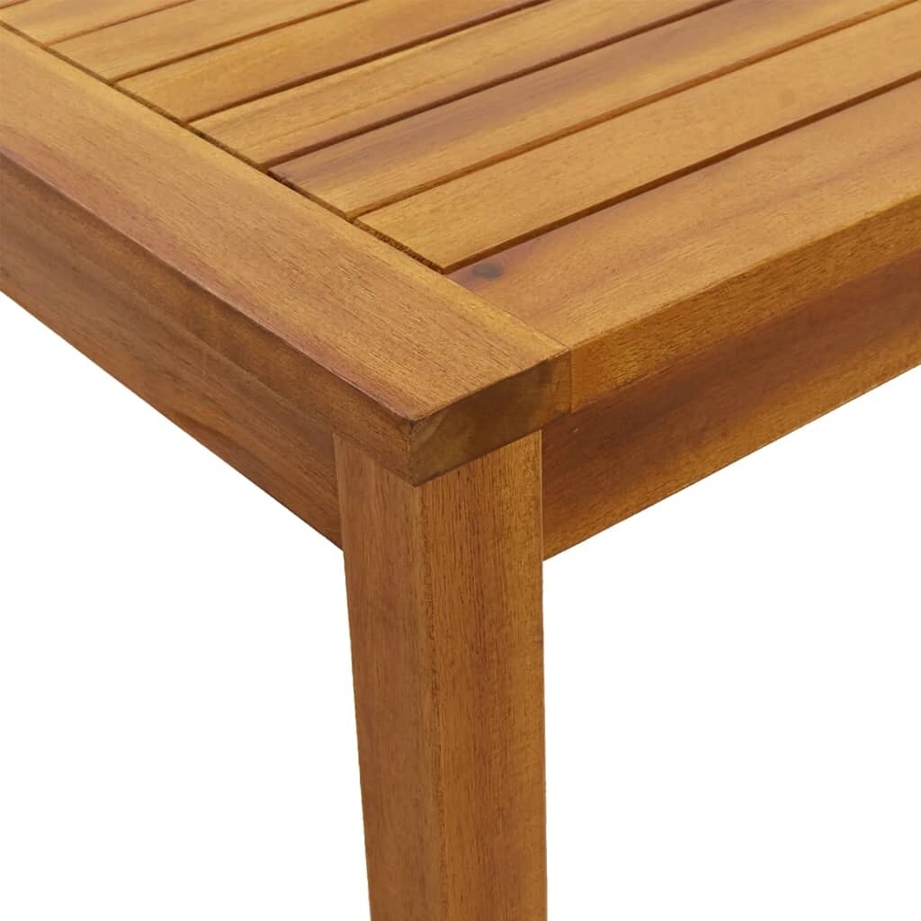 vidaXL Patio Table 43.3"x21.7"x26.4" Solid Wood Acacia - 43.3" x 21.7" x 26.4"