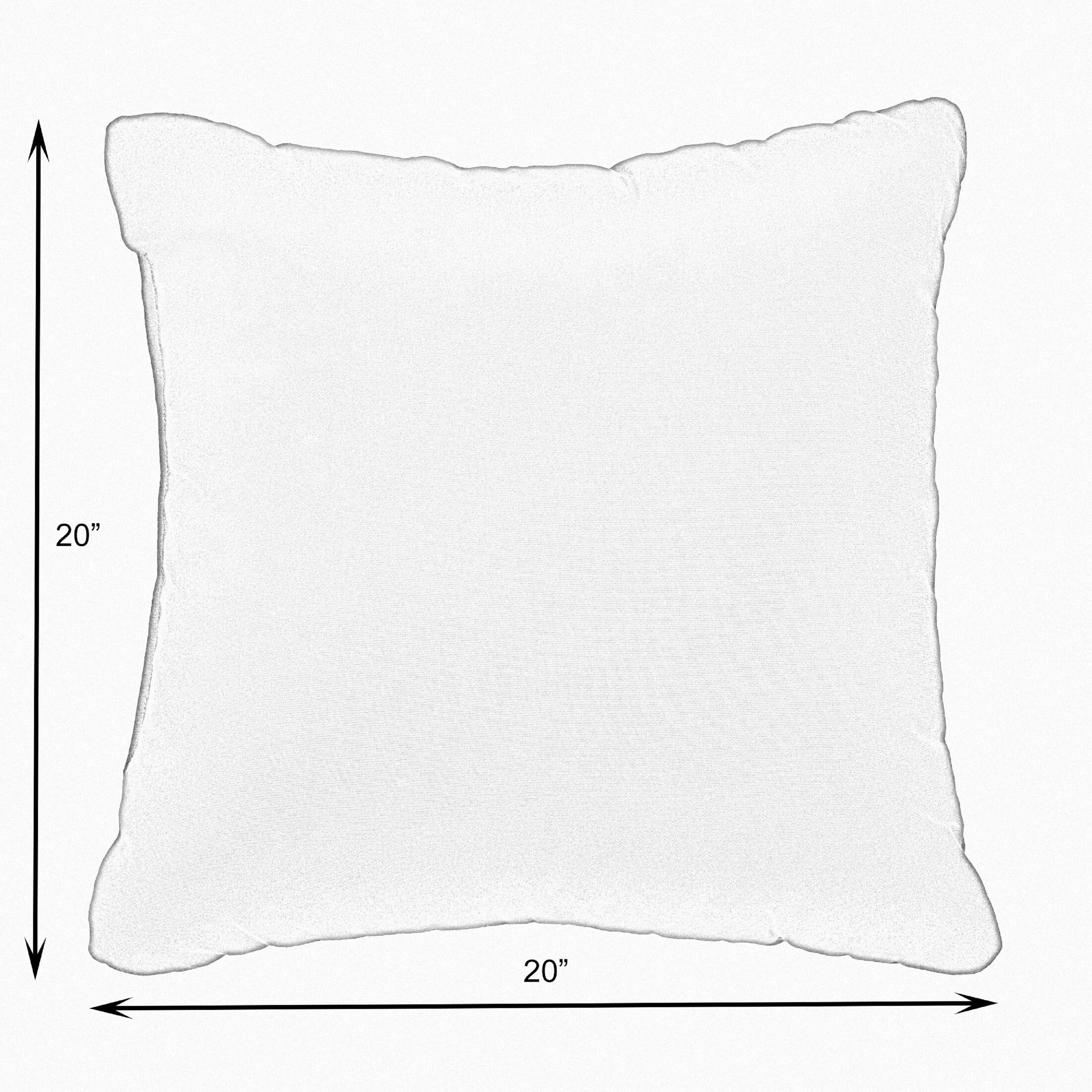 Humble + Haute Sunbrella Multi-Colored Check Indoor/Outdoor Corded Square Pillows (Set of 2)