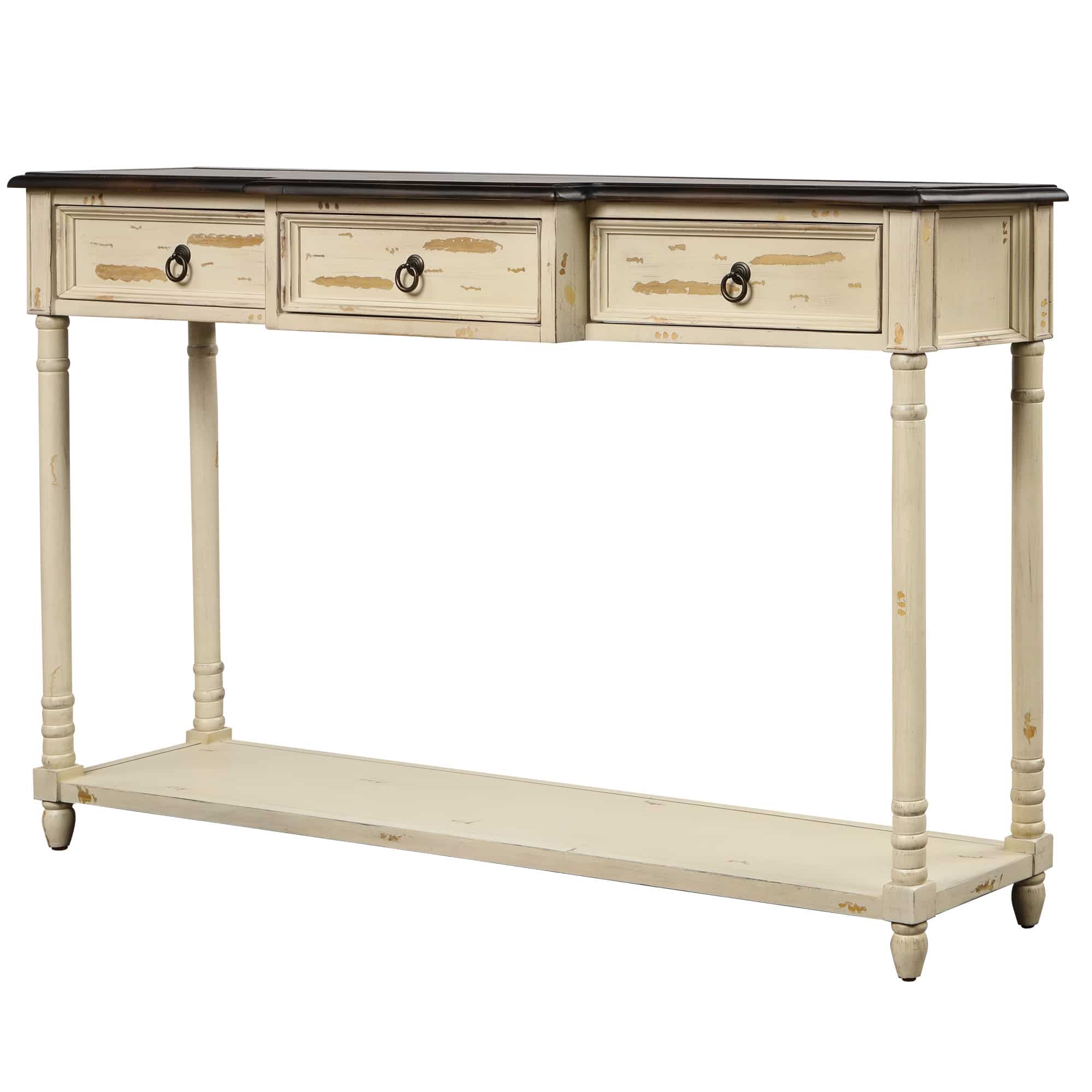 Console Table Sofa Table with Drawers for Entryway