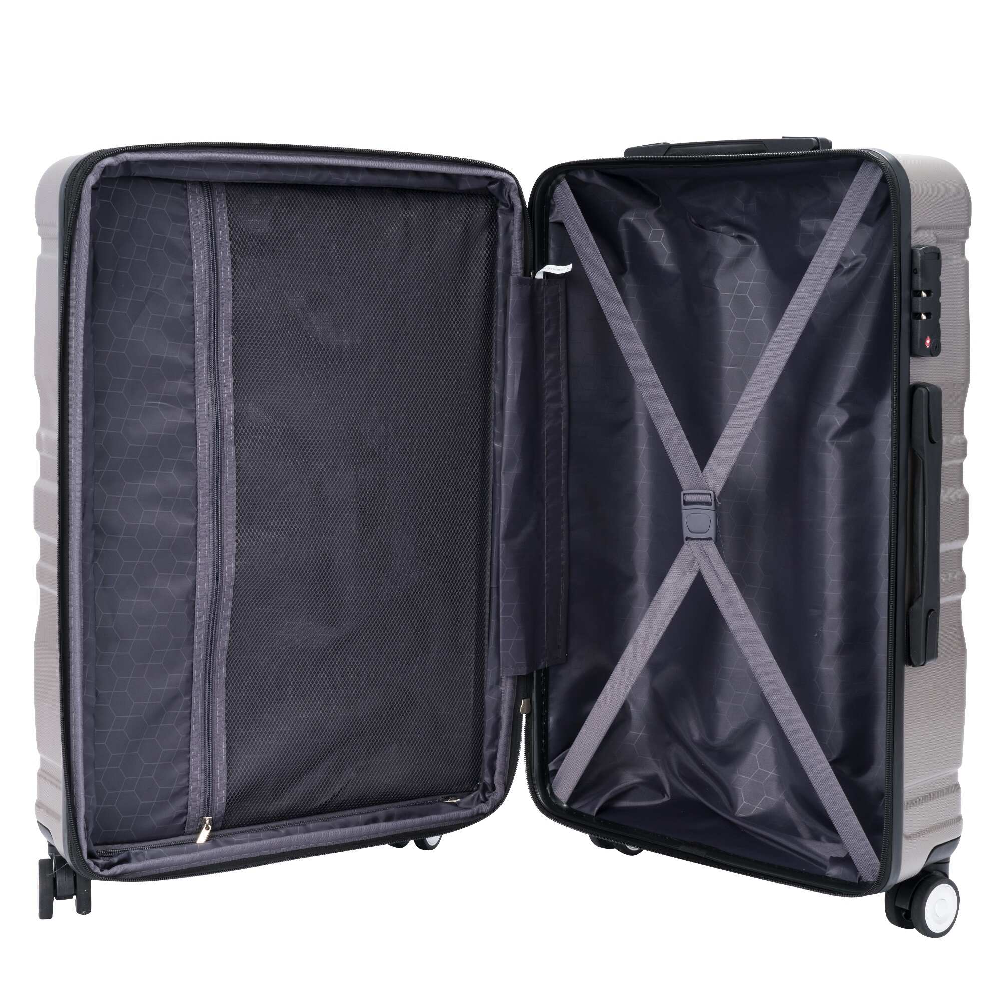 Hardside Suitcase sets 3 Piece Luggage Sets with TSA Lock 20''24''28''