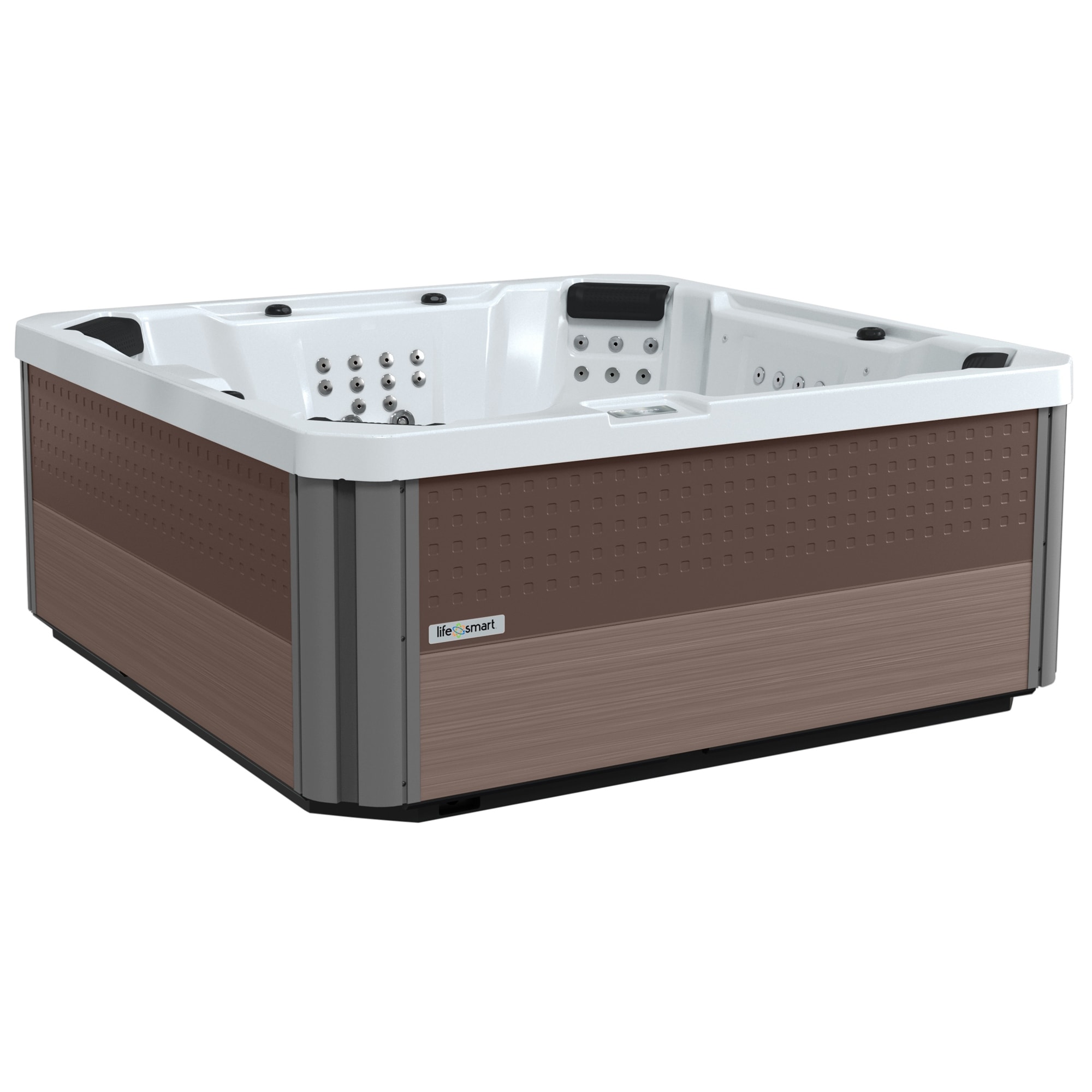 Lifesmart Palmetto 7-Person 72-Jet 230V Acrylic Spa with Open Seating
