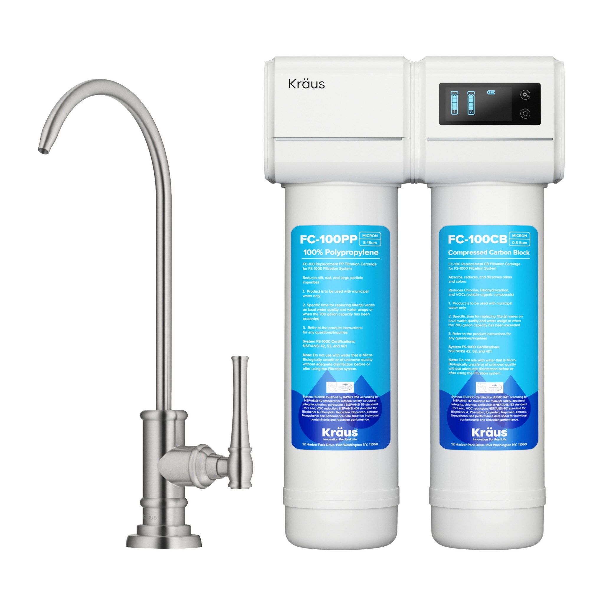 Kraus FS-1000-FF-102 Allyn 1 GPM Cold Water Dispenser with Purita