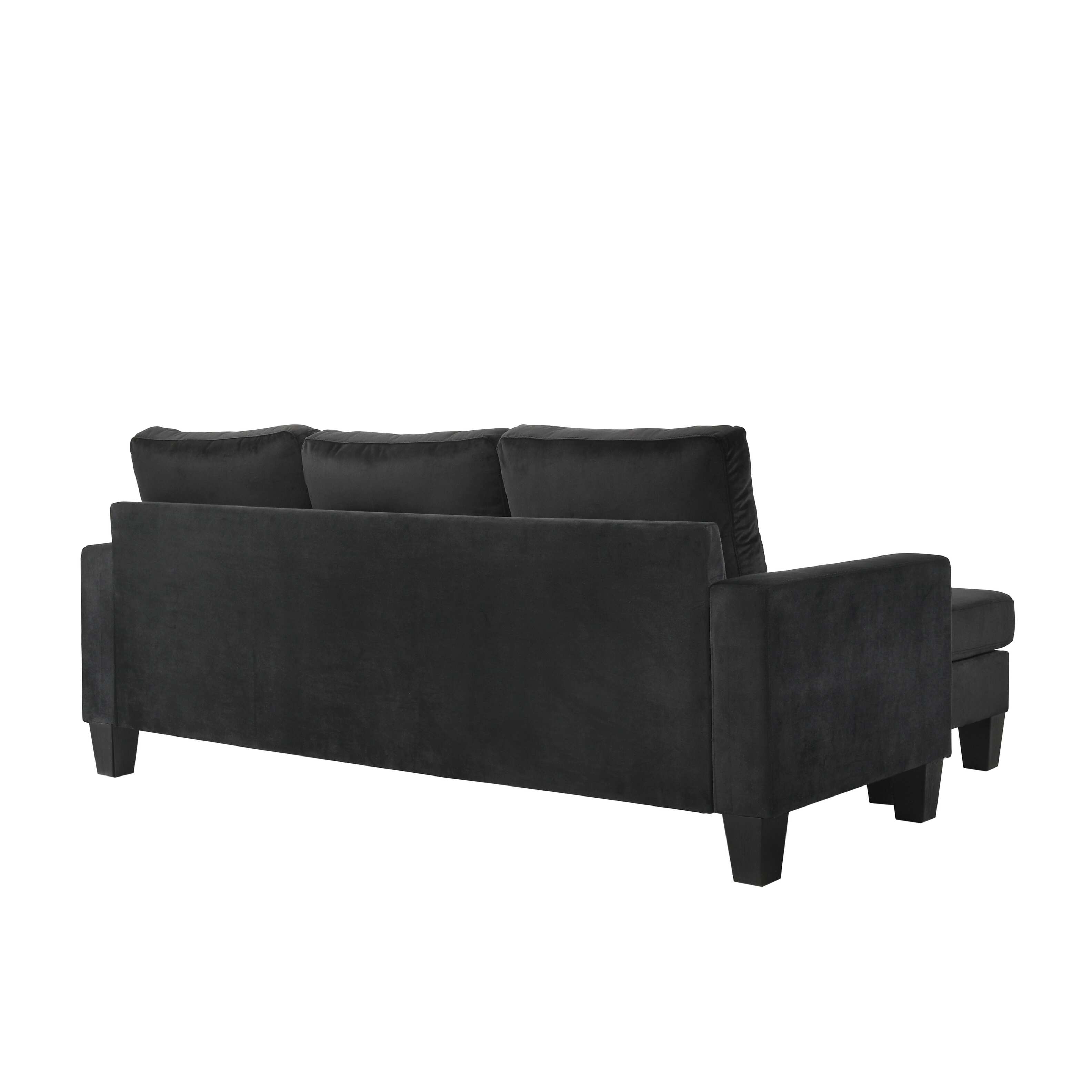 Modern Sectional Sofa, Home Theater Sets Sectional Sofa Chaise with Ottoman and Cushion for Living Room Furniture.