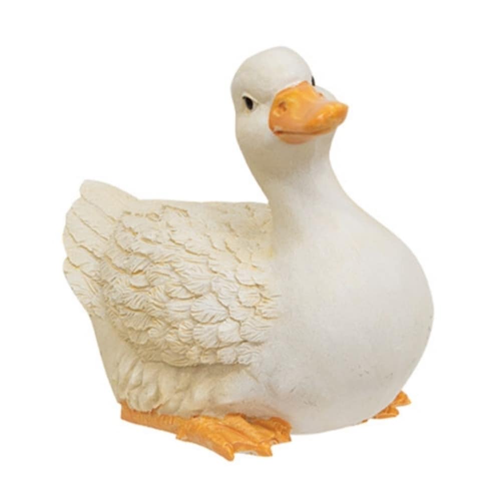 White Resin Duck