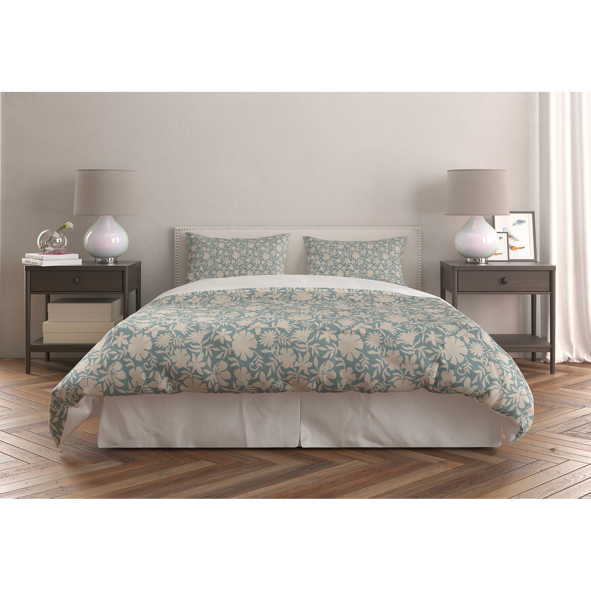 MINI FLORAL SKY BLUE Comforter Set By Kavka Designs