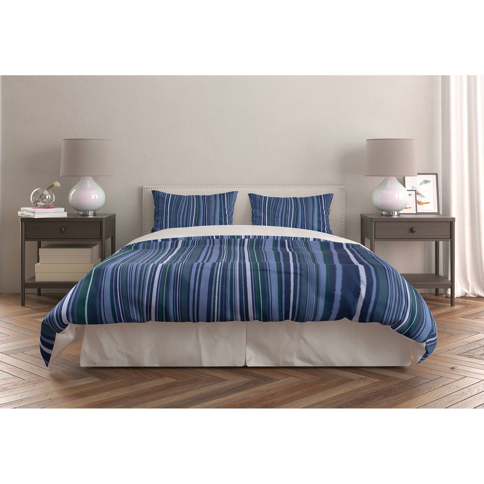 TO & FRO NAVY Comforter Set By Kavka Designs