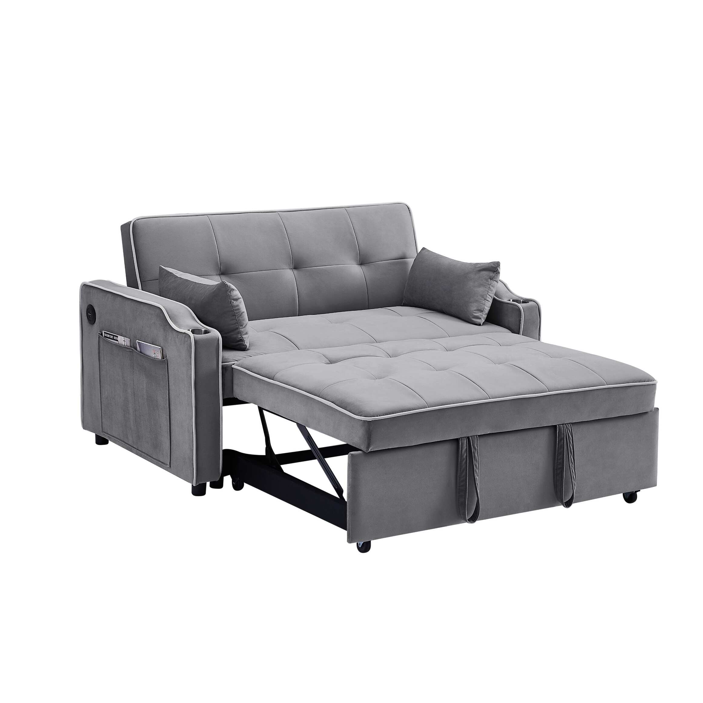 Ouyessir 3 in 1 Multi-Functional Convertible Sleeper Sofa Bed