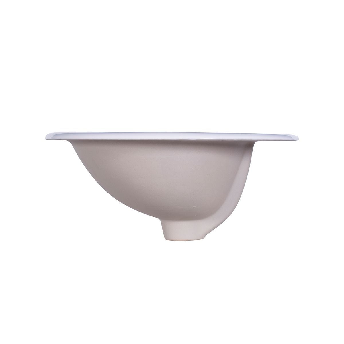 DAX Ceramic Single Bowl Top Mount Bathroom Basin, White