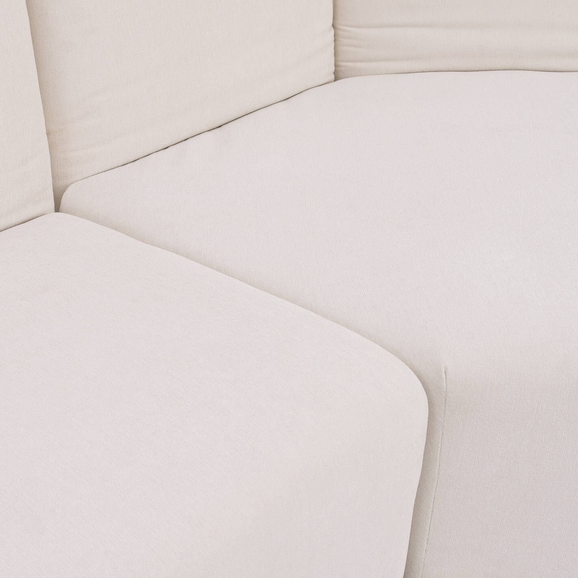 Petal-Shaped Sofa Sets Modern Beige Sectional Sofa Adjustable Back
