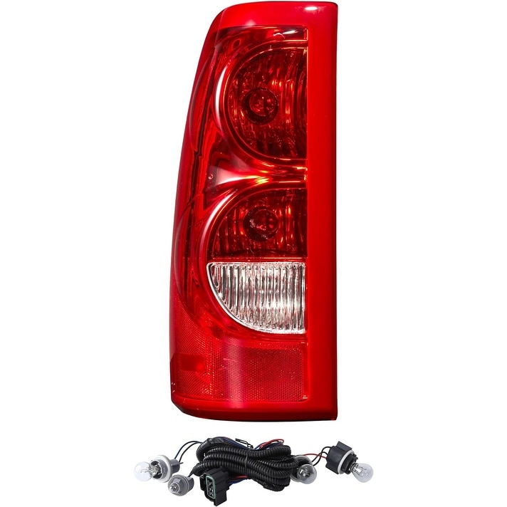 Tail Lights Assembly Compatible with 2003-2006 Silverado 1500 2500 1500HD 2500HD,2004-2006 3500,2007 Silverado Classic - Red