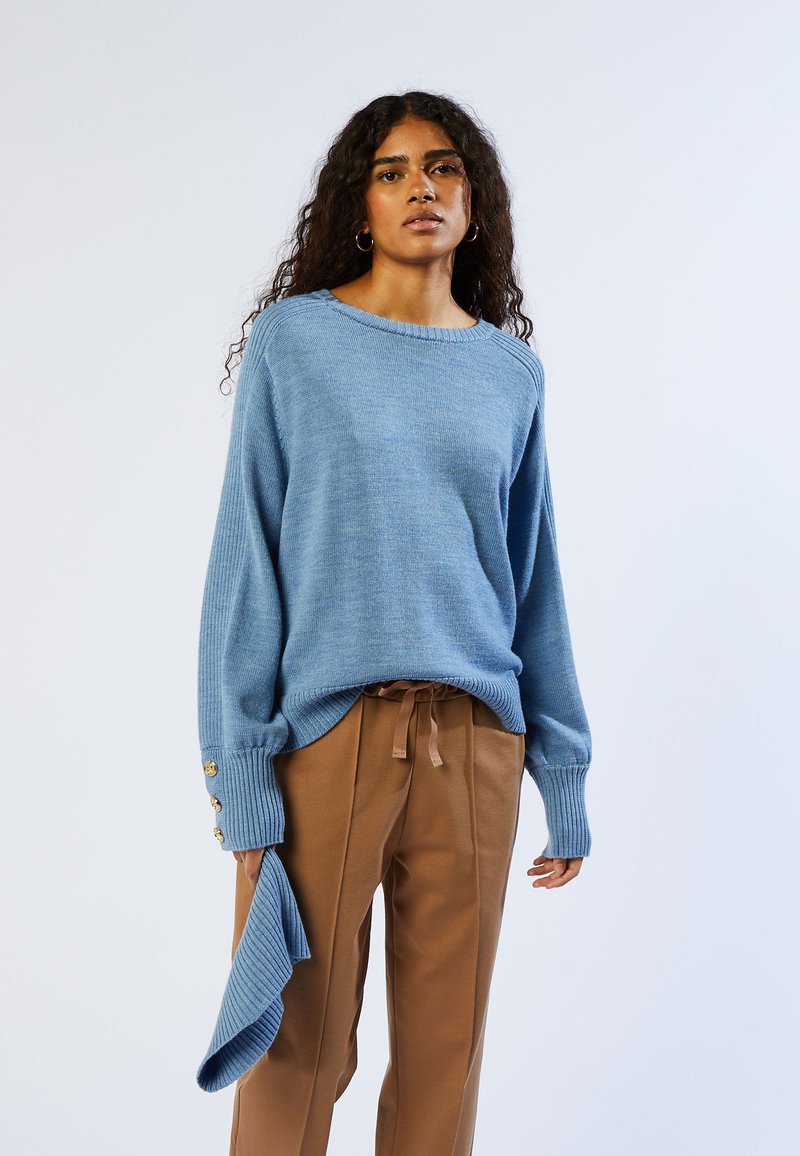 Rodier ROLL-NECK WITH REMOVABLE COLLAR - Strickpullover
