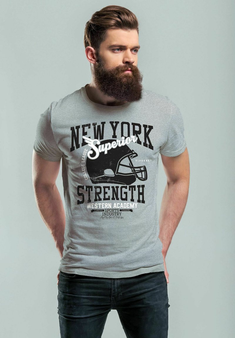 Neverless NEW YORK SUPERIOR FOOTBALL HELMET  - T-Shirt print