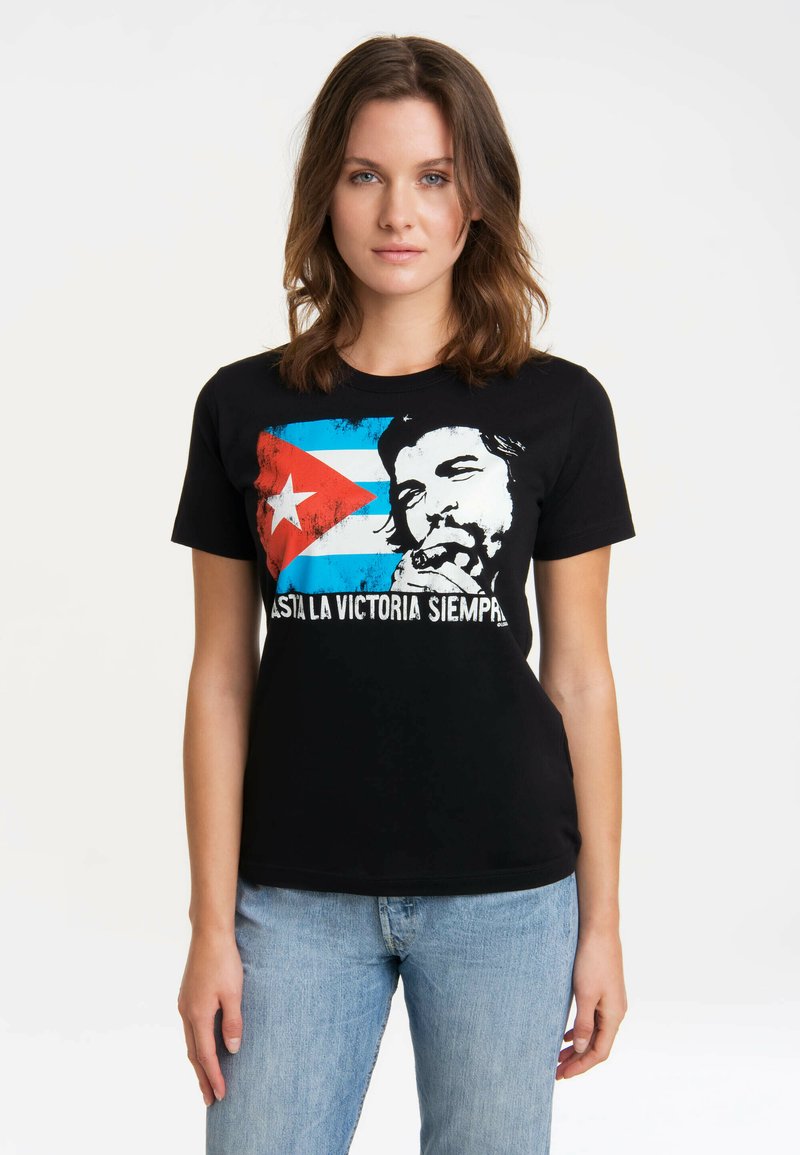 LOGOSHIRT CHE GUEVARA - CUBAN FLAG - T-Shirt print